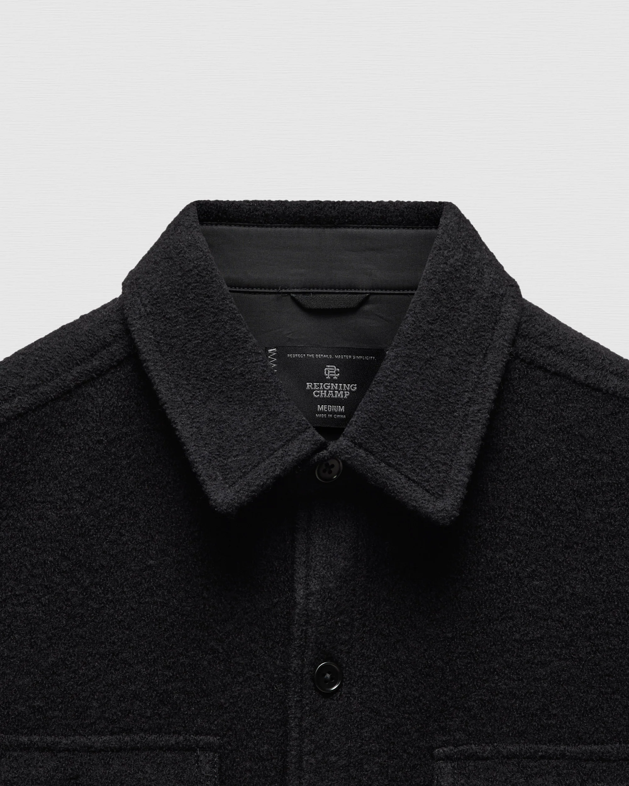 Boiled Wool Warden Overshirt - Image 9
