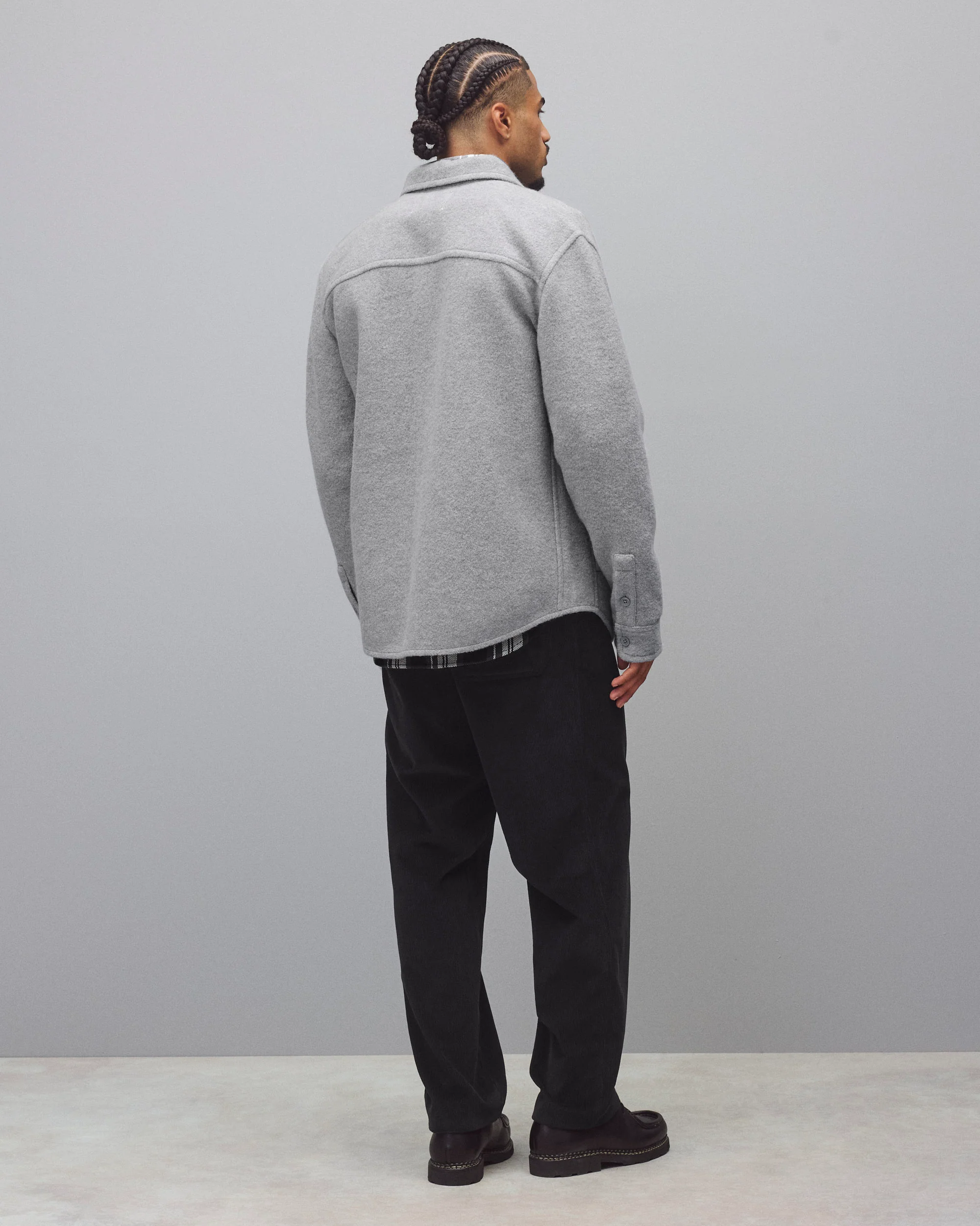 Boiled Wool Warden Overshirt - Image 5