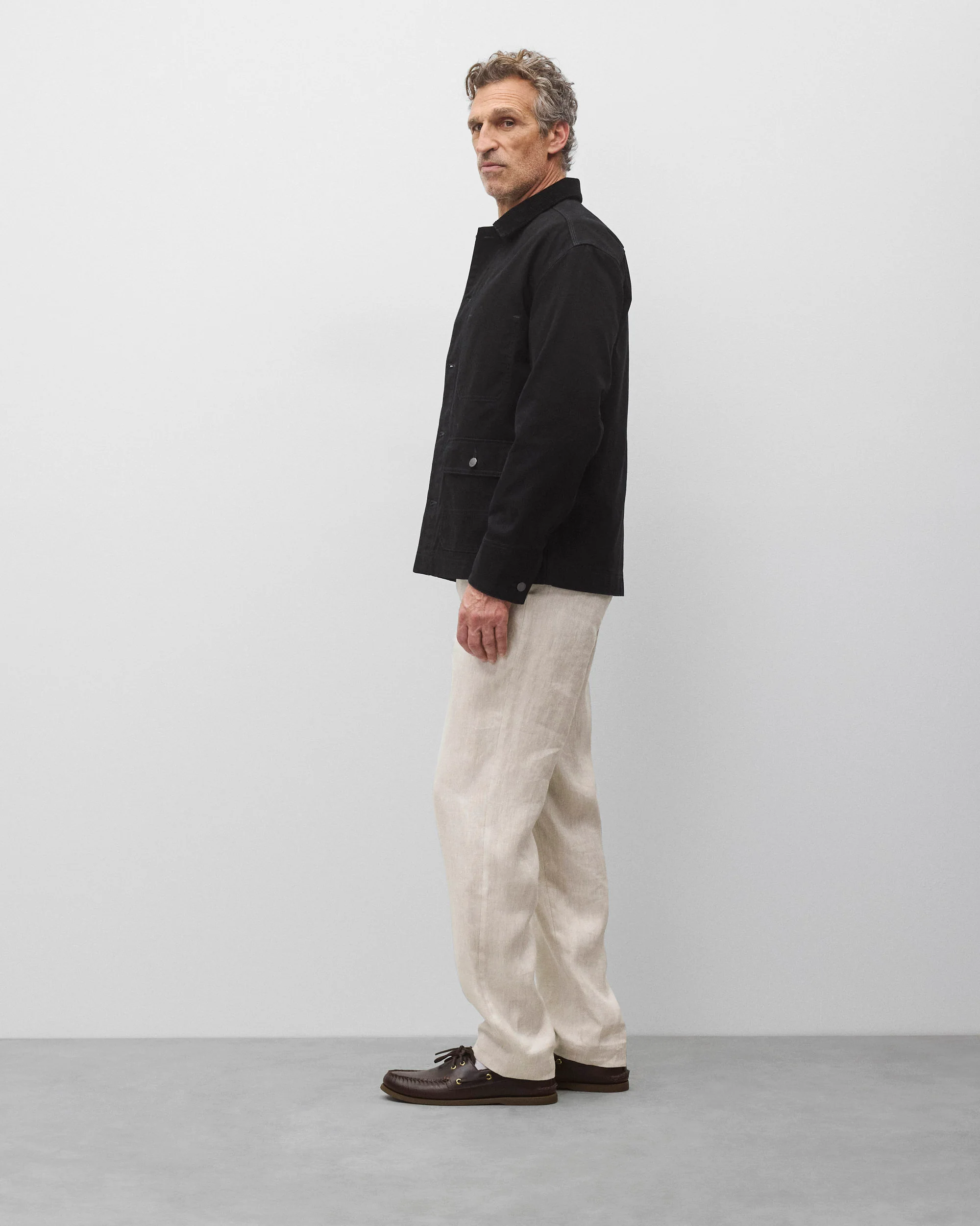 Cotton Canvas Chore Jacket - Image 4