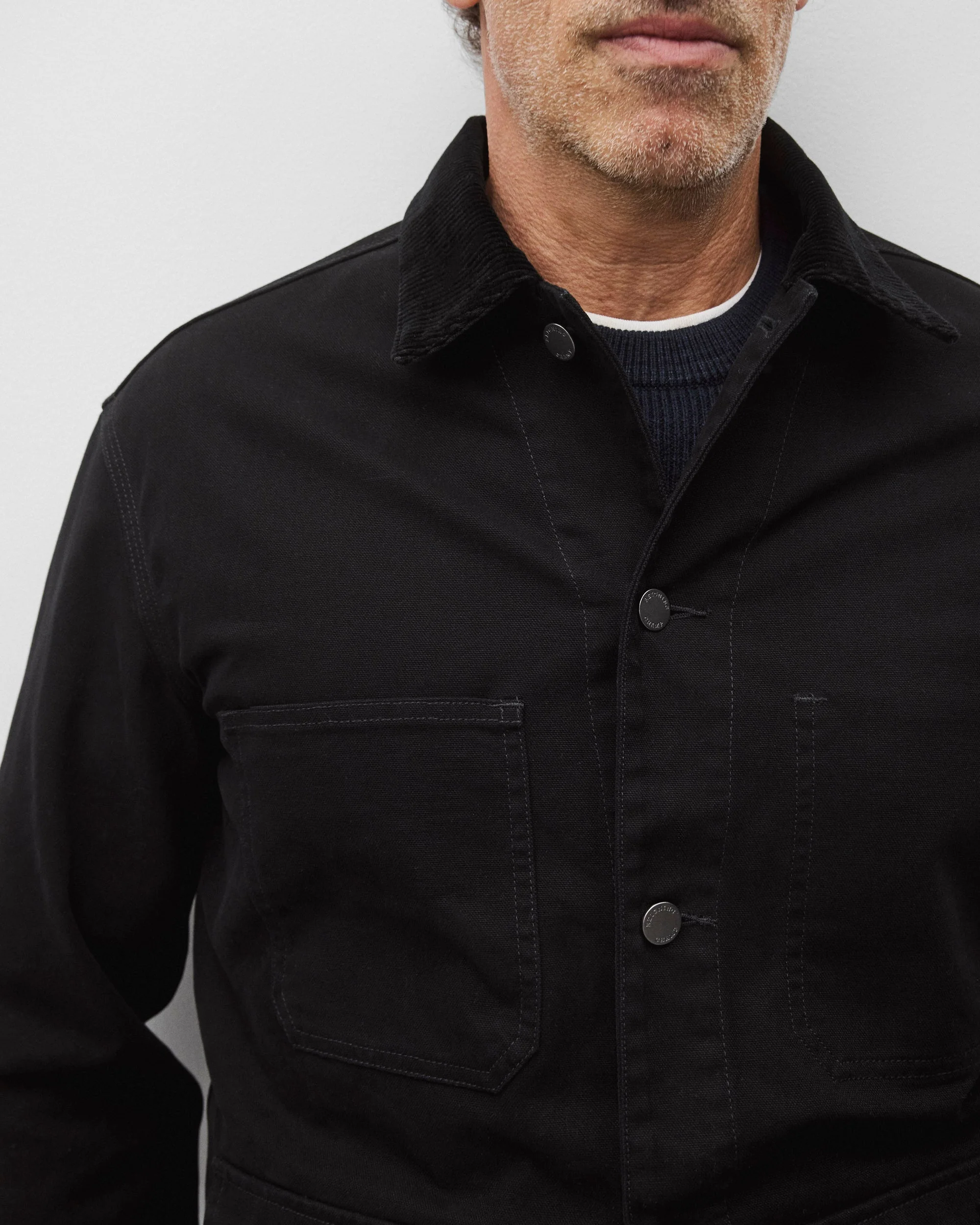 Cotton Canvas Chore Jacket - Image 8