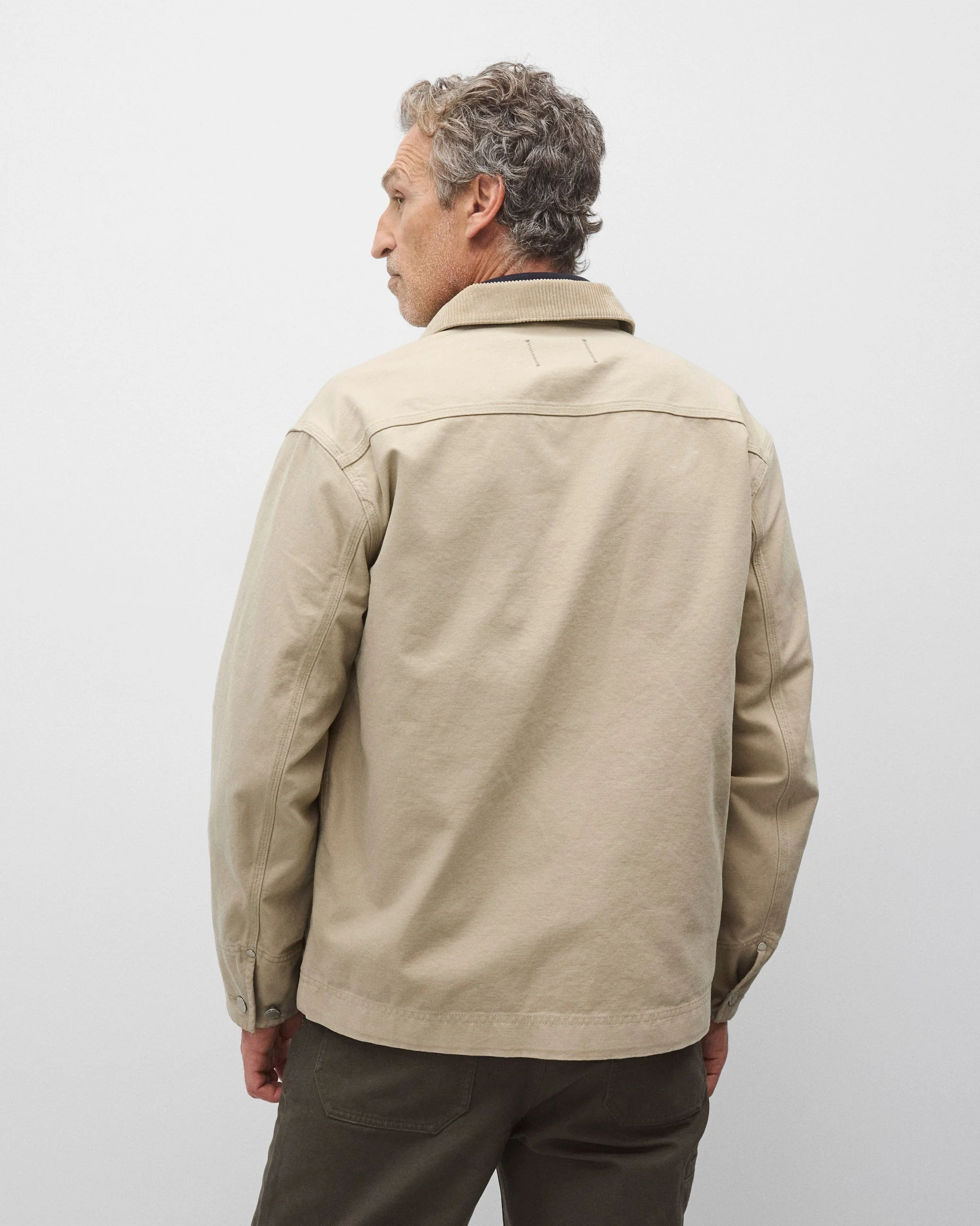Cotton Canvas Chore Jacket - Image 5