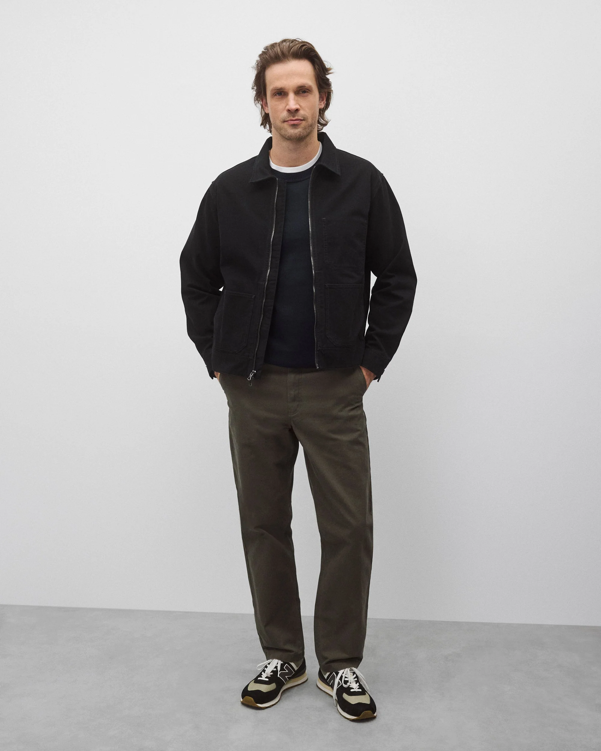 Cotton Canvas Grounds Jacket - Image 3