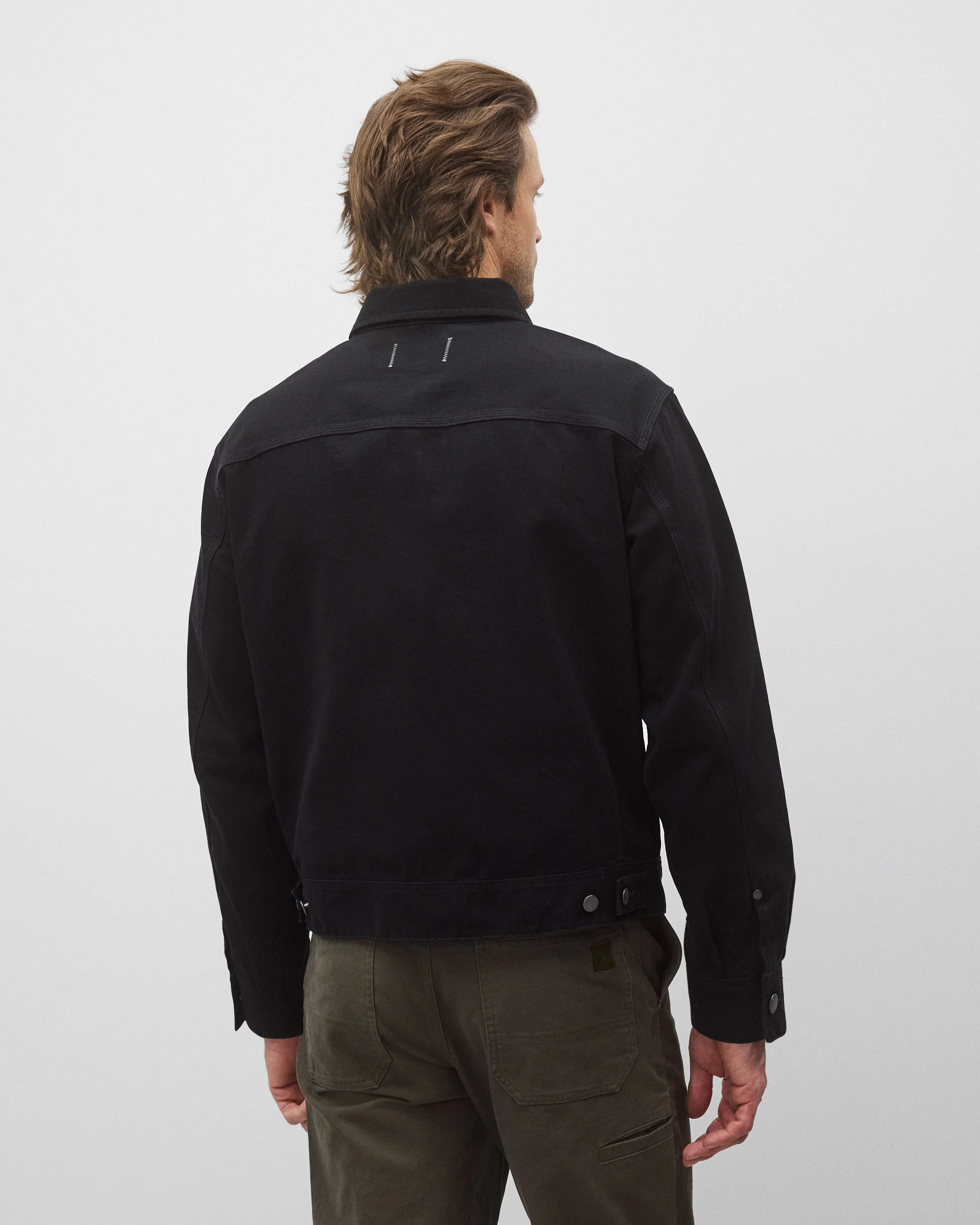 Cotton Canvas Grounds Jacket - Image 5