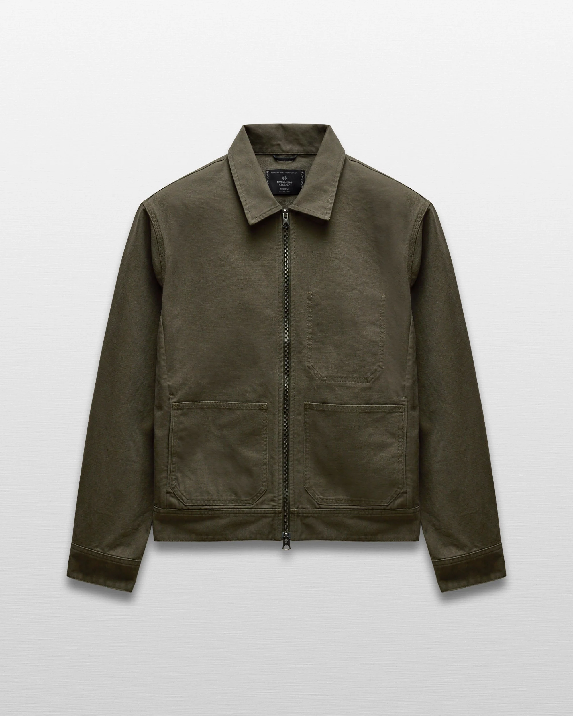 Cotton Canvas Grounds Jacket - Image 9
