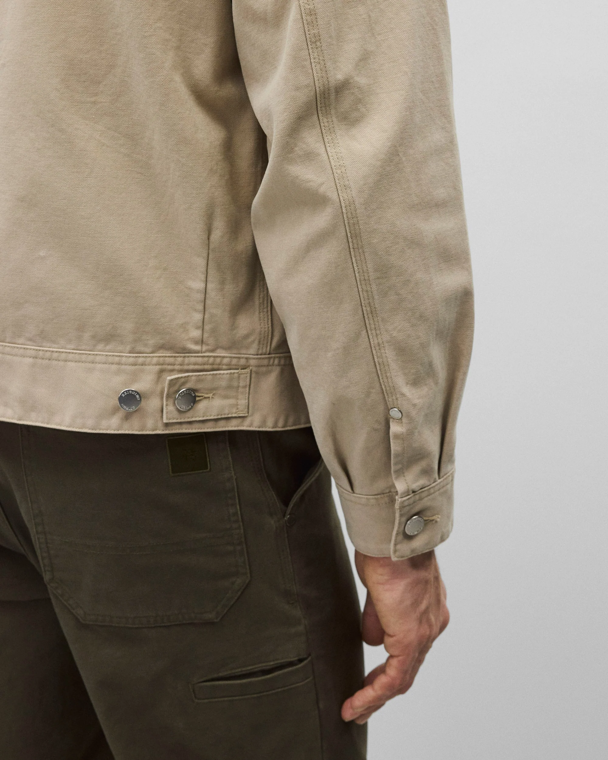 Cotton Canvas Grounds Jacket - Image 6