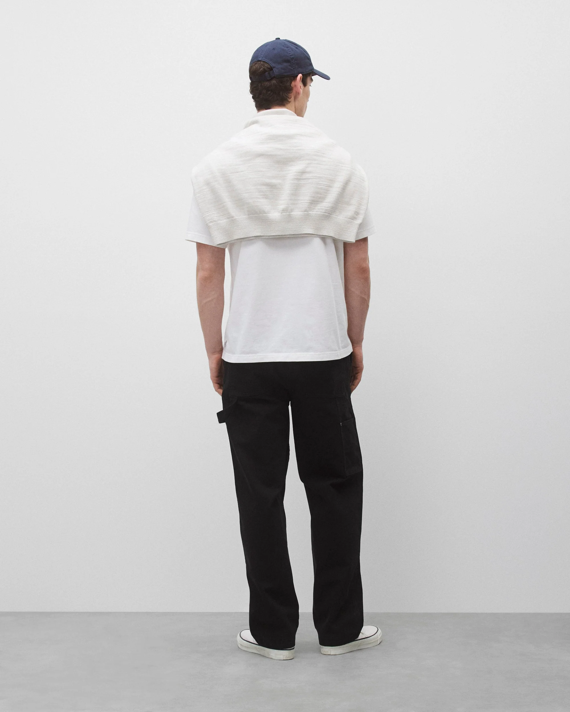 Cotton Canvas Relaxed Double Knee Pant - Image 5