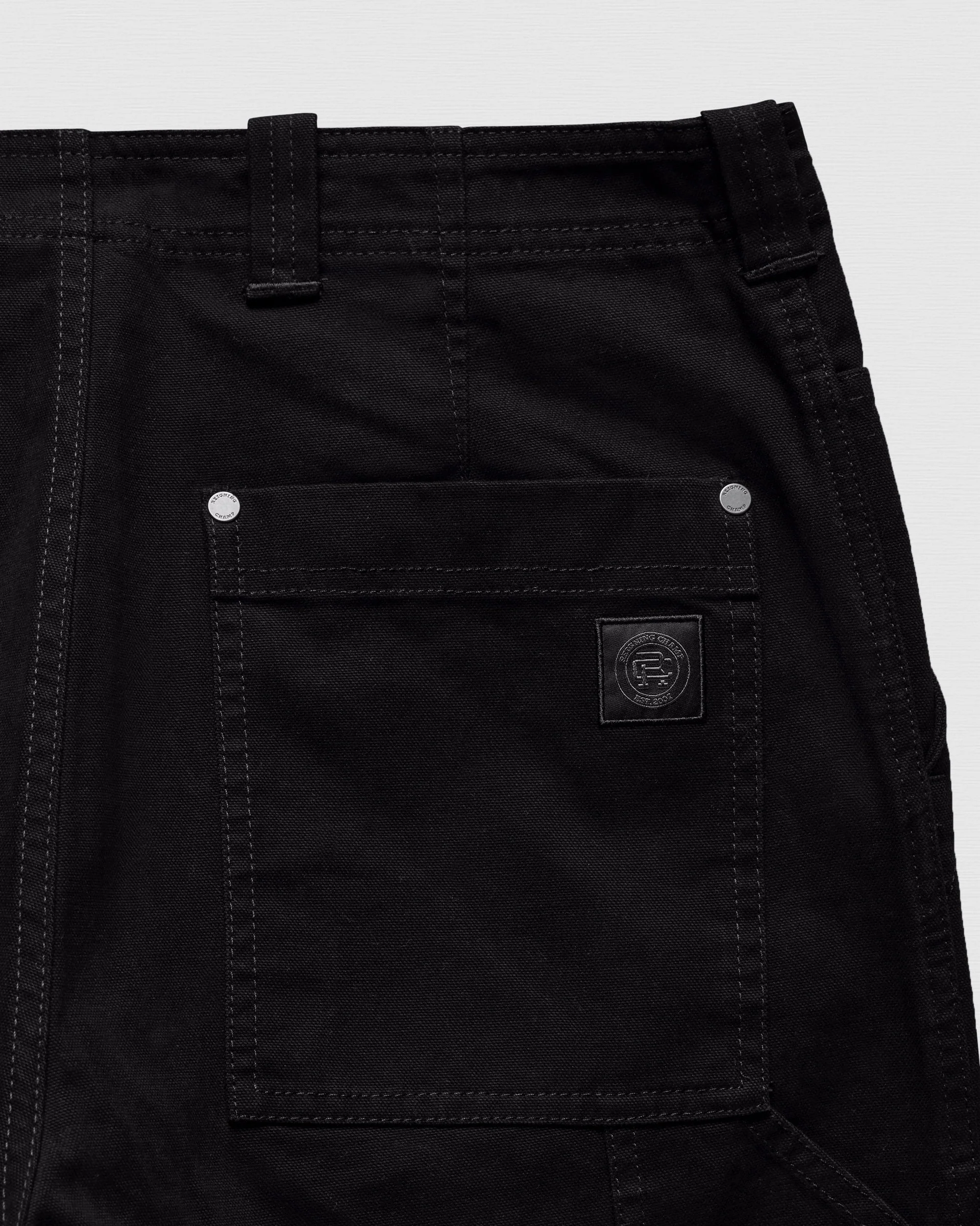 Cotton Canvas Relaxed Double Knee Pant - Image 8