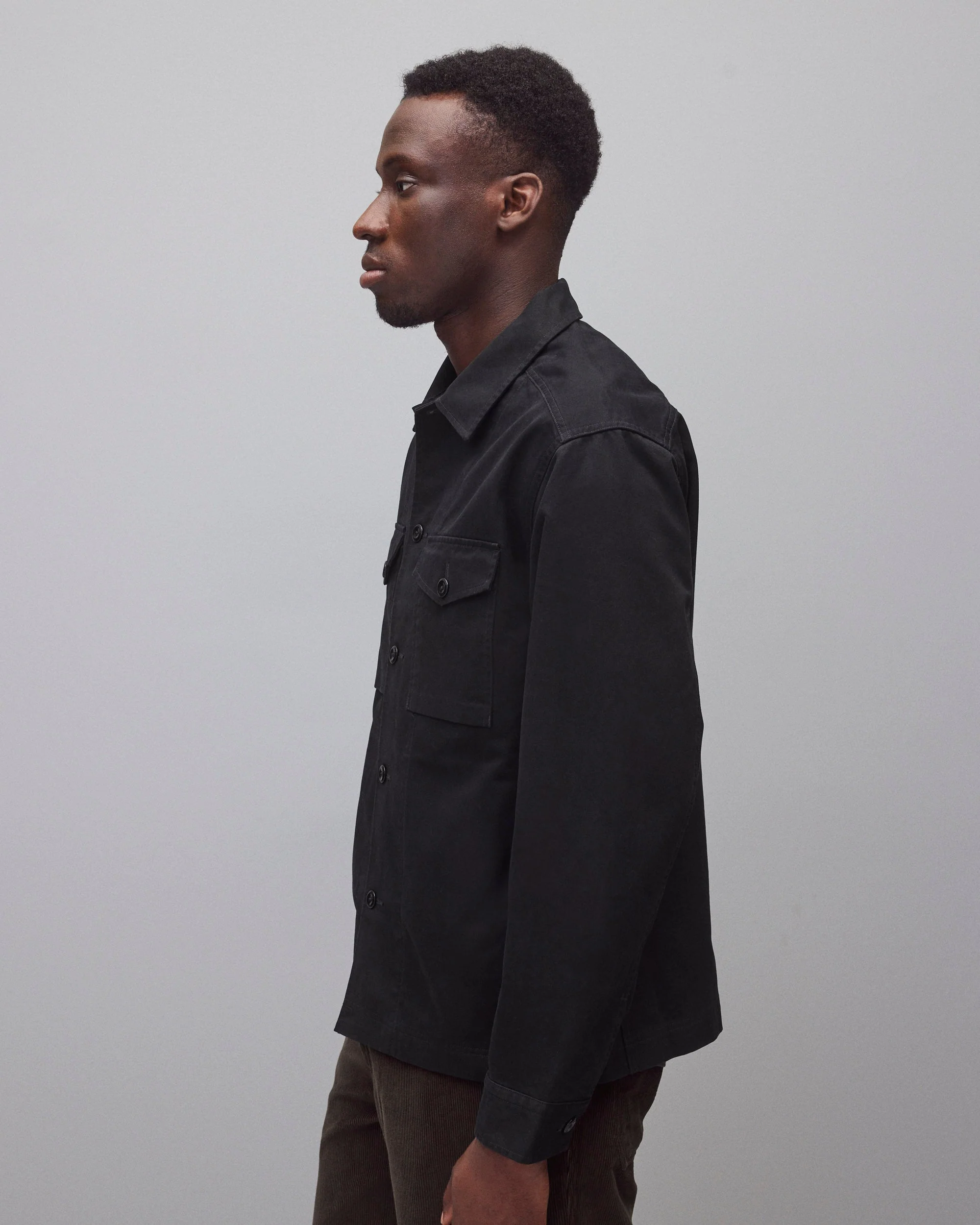 Cotton Chino Keeper Standard Overshirt - Image 3