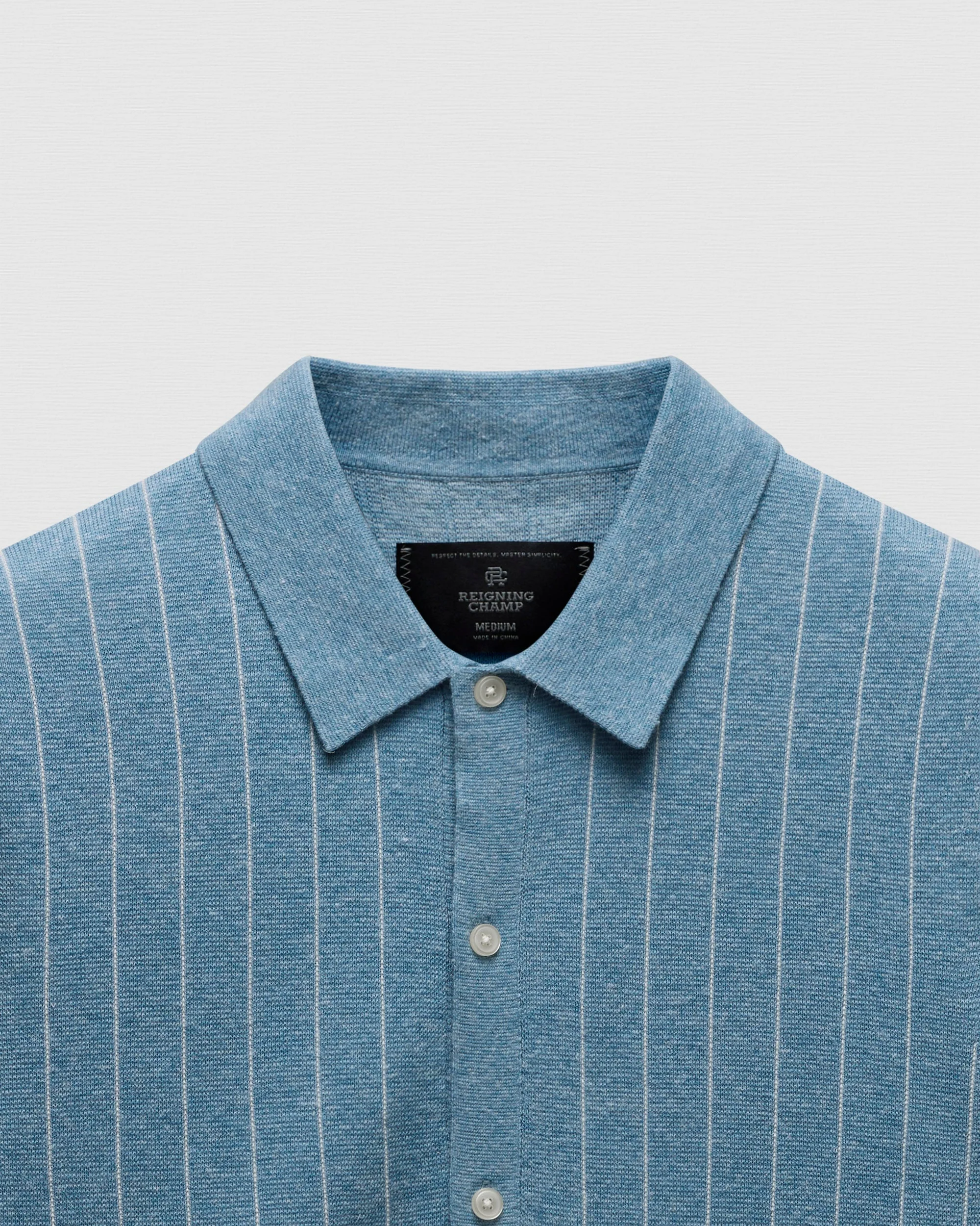Cotton Linen Stripe Piazza Shirt - Image 8