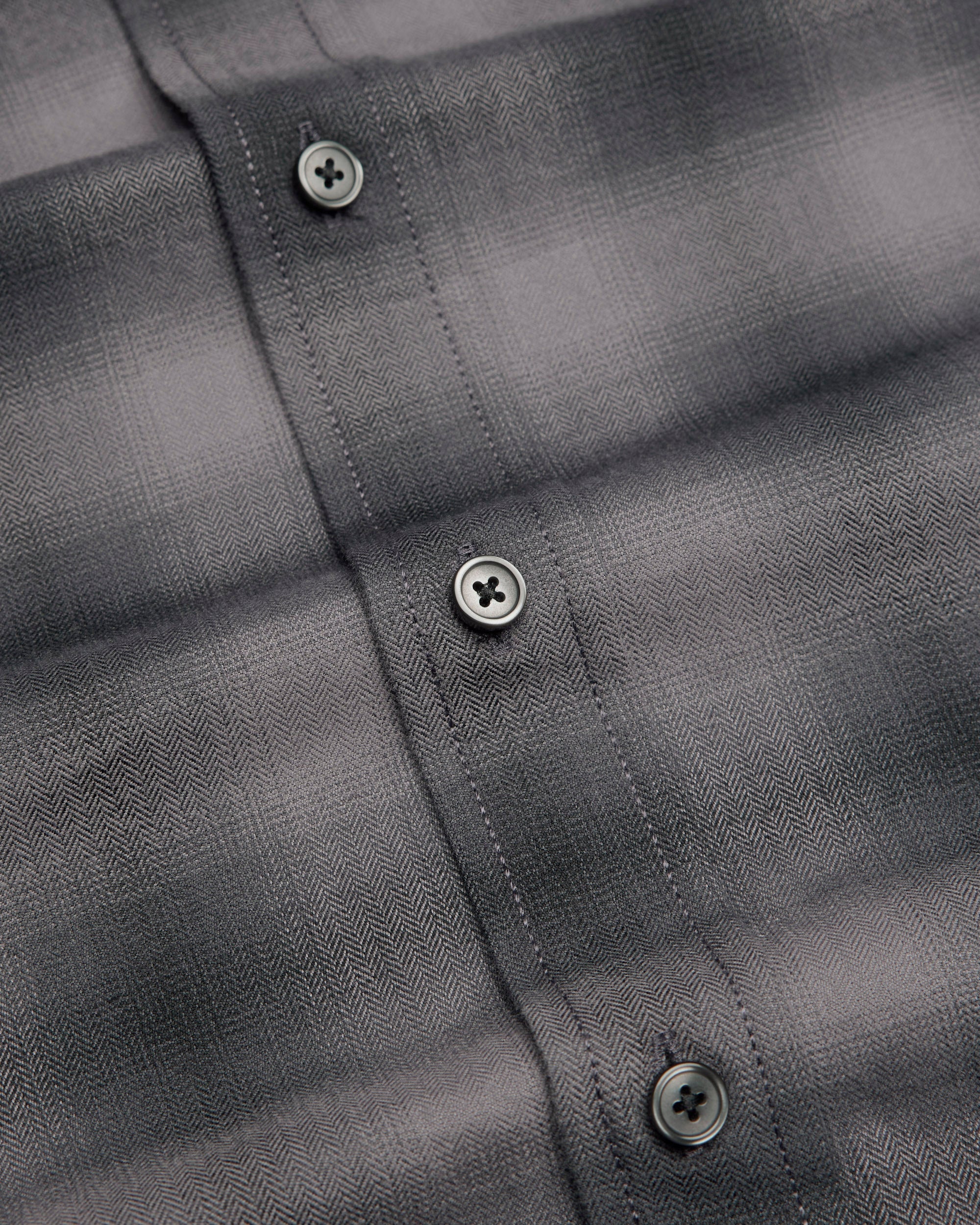 Cotton Plaid Site Standard Shirt - Image 10