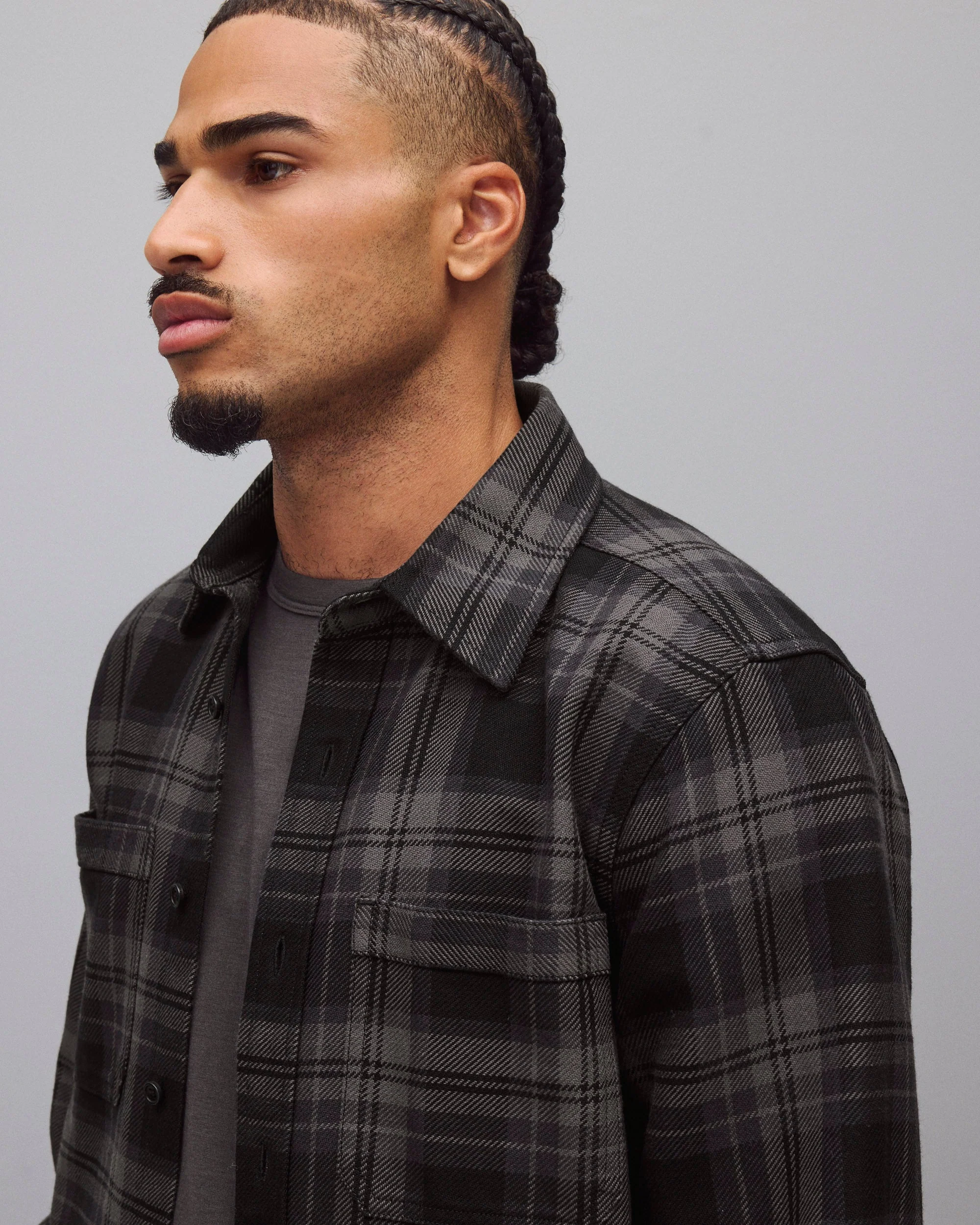 Cotton Plaid Union Standard Shirt - Image 6