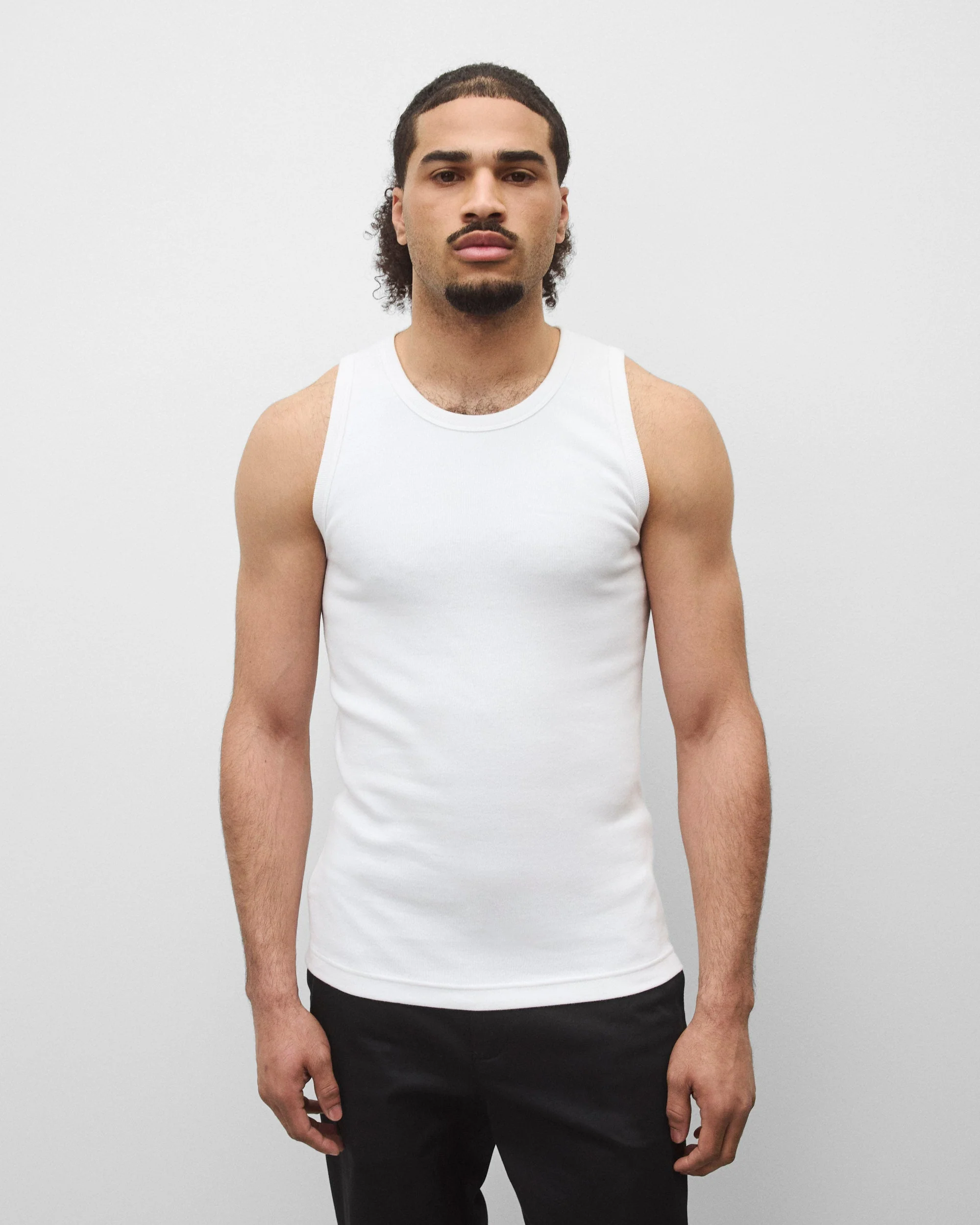 Cotton Rib Slim Tank Top - Image 6