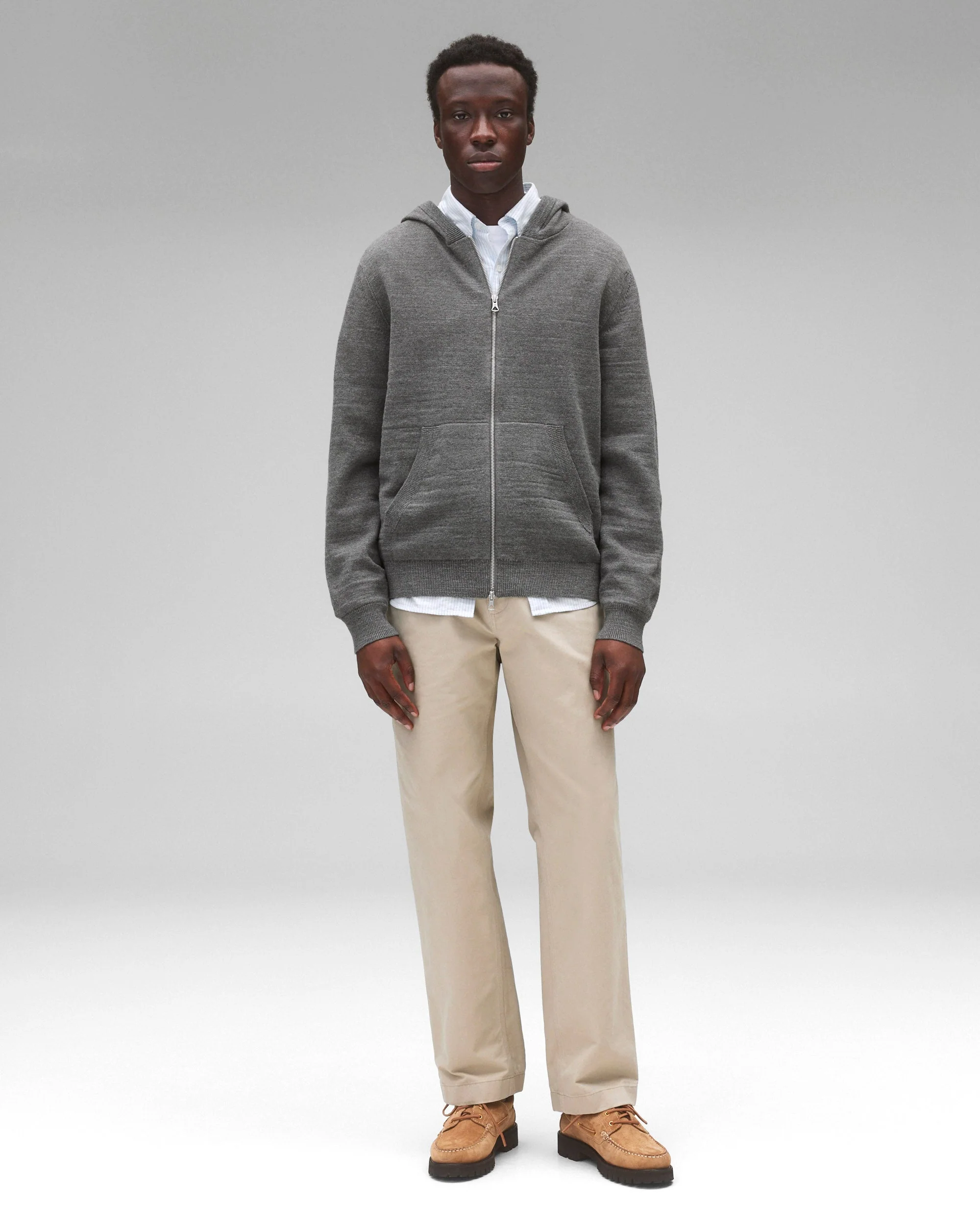 Cotton Slub Laurel Zip Hoodie - Image 3