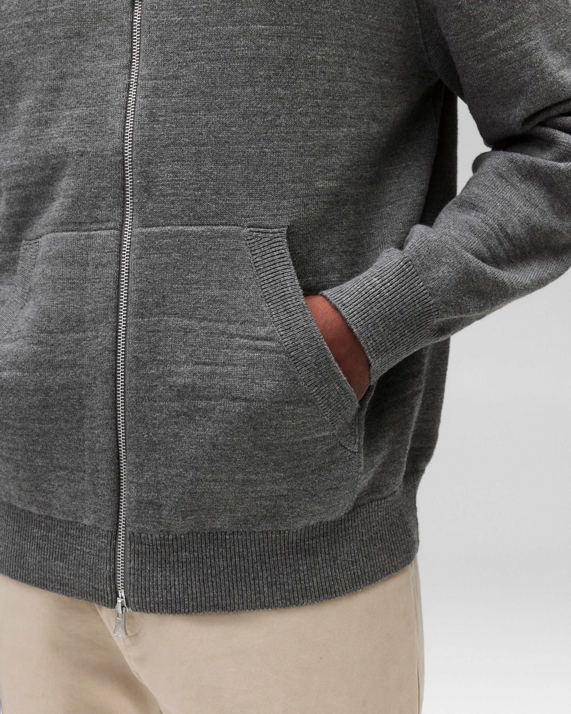 Cotton Slub Laurel Zip Hoodie - Image 6