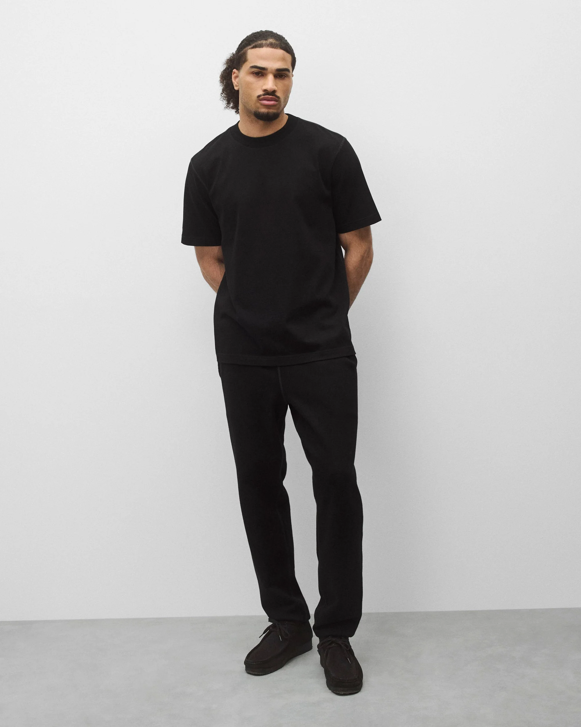 Kyoto Black Midweight Jersey Standard T-Shirt - Image 3