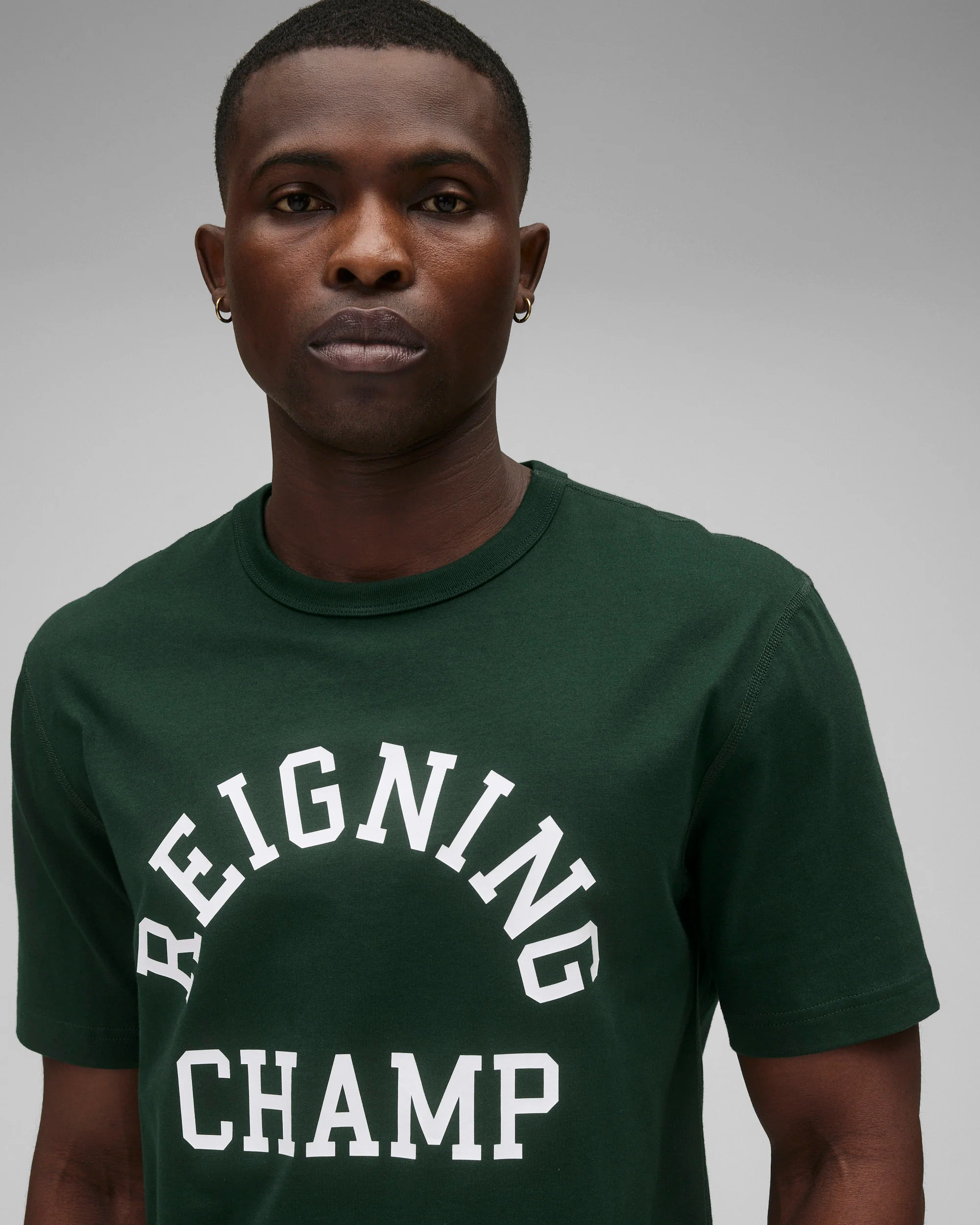 Lightweight Jersey Arch Logo Standard T-Shirt - Image 6