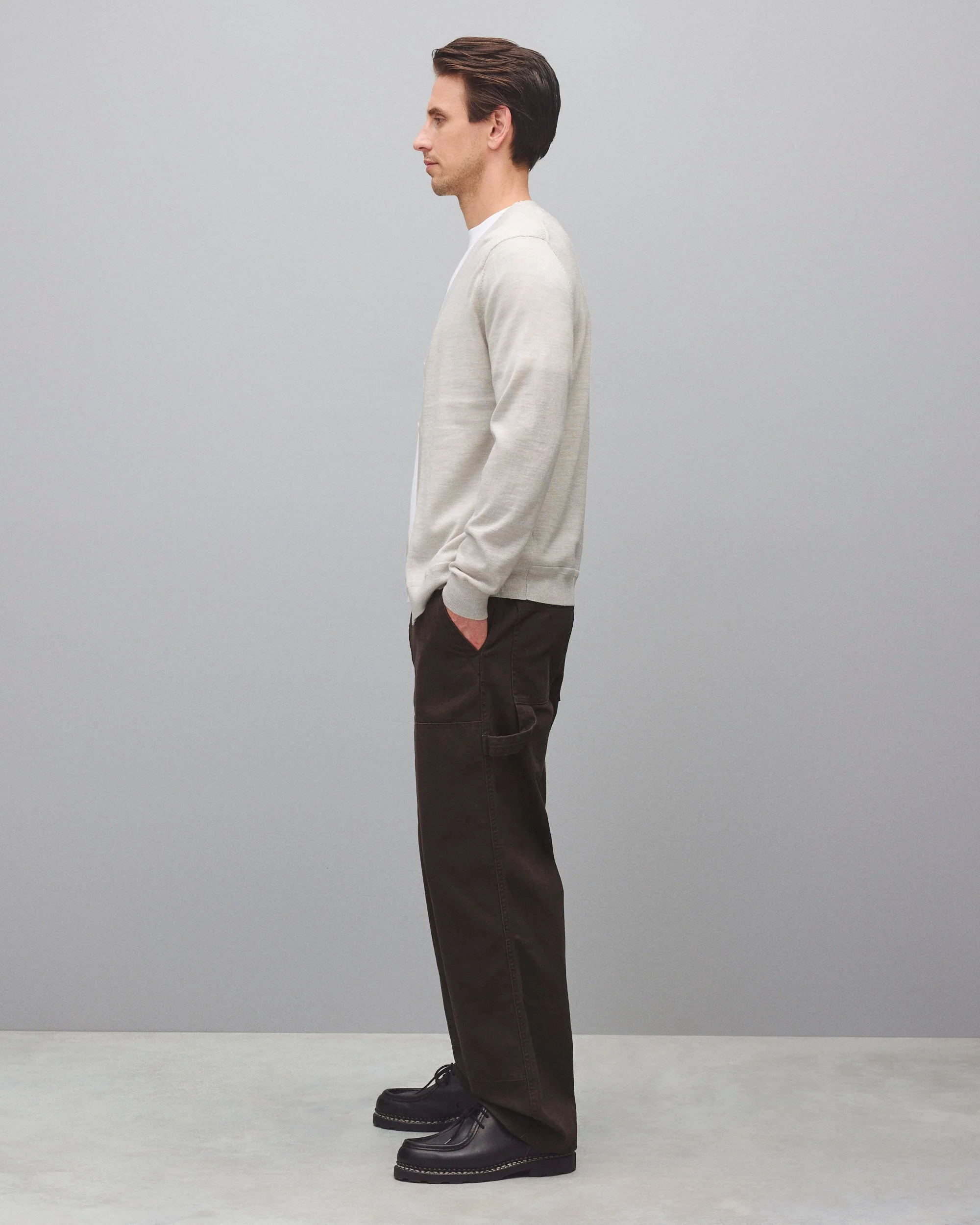 Lightweight Merino Harry Cardigan - Image 4
