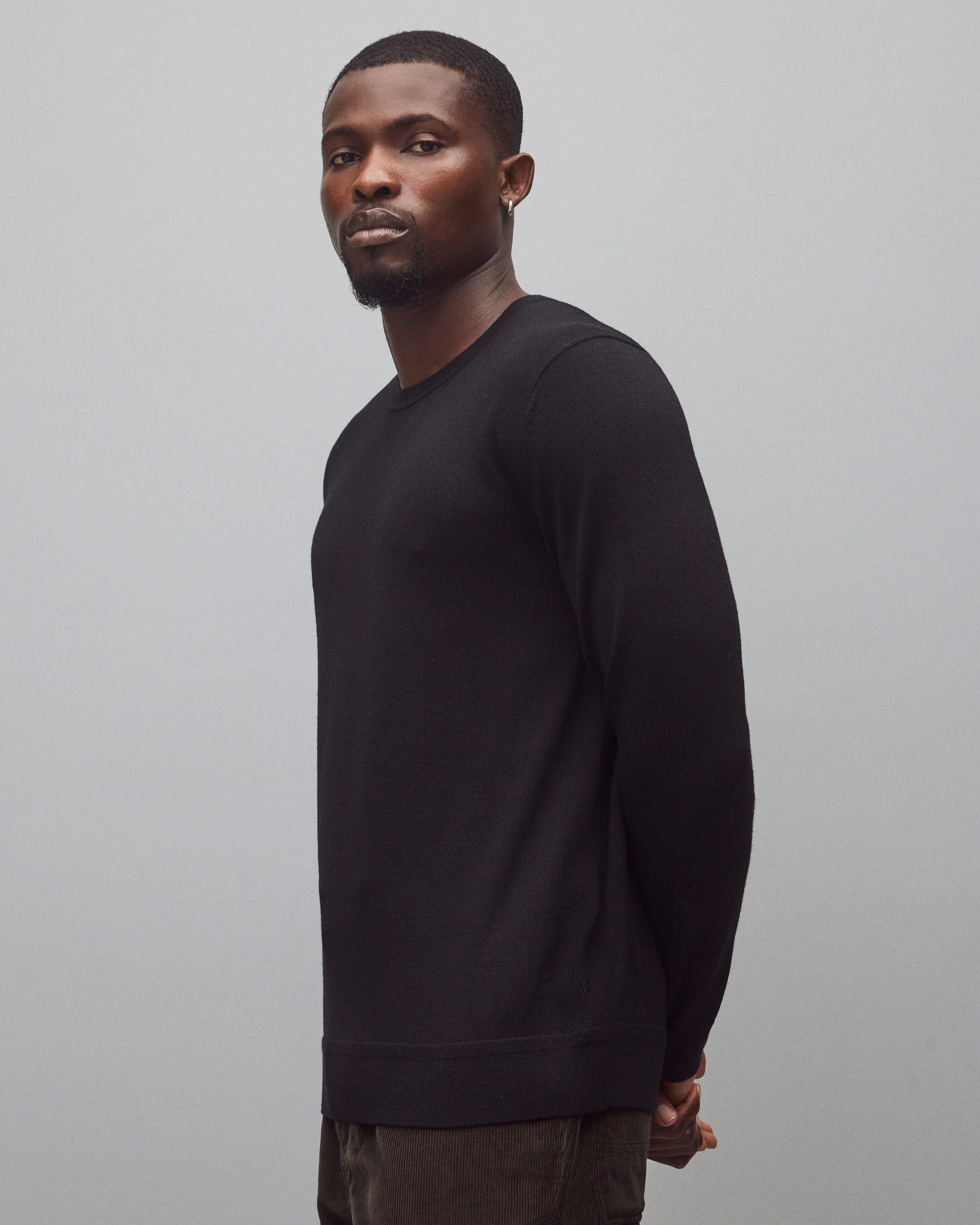 Lightweight Merino Harry Crewneck - Image 4