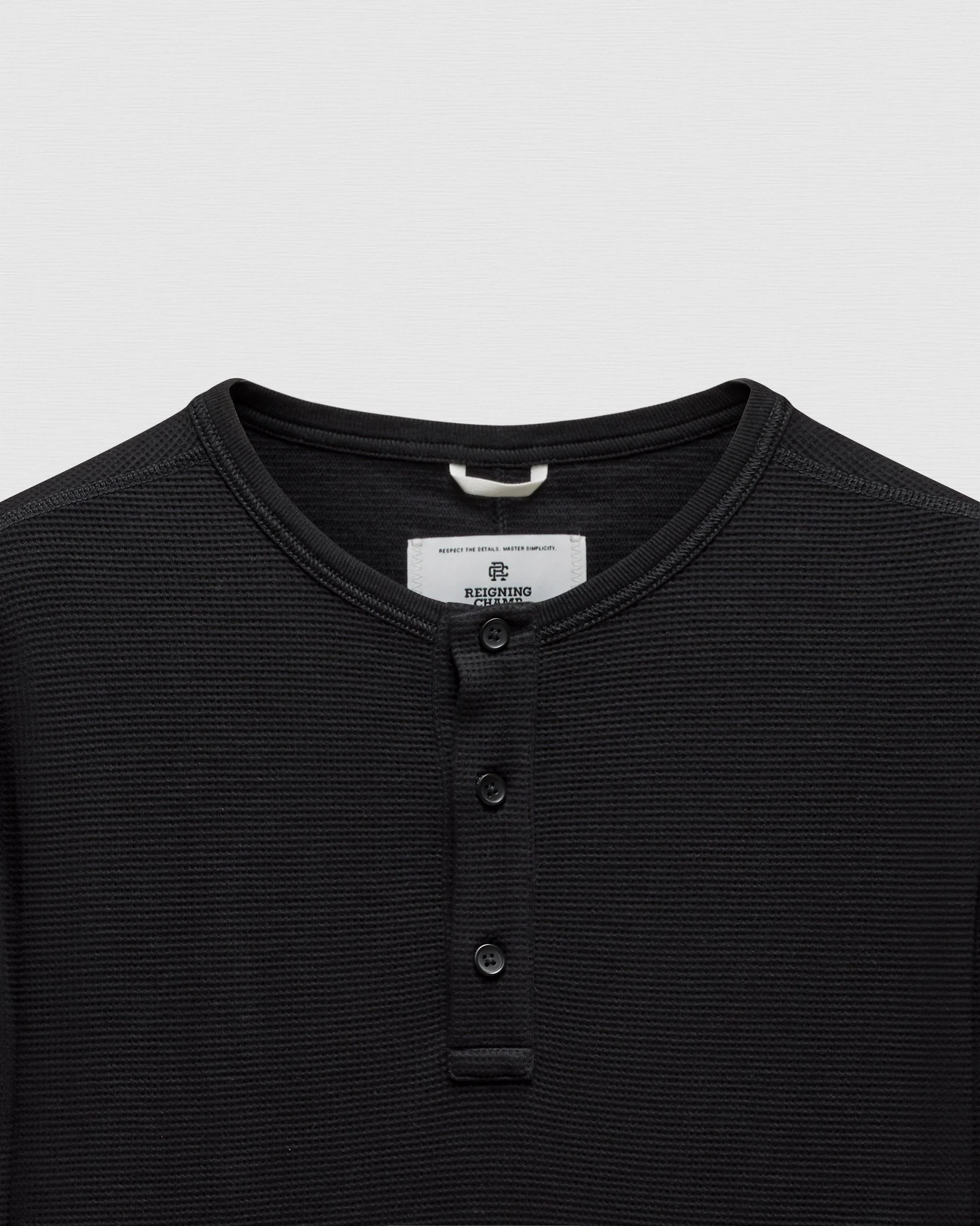 Lightweight Waffle Standard Henley - Image 8