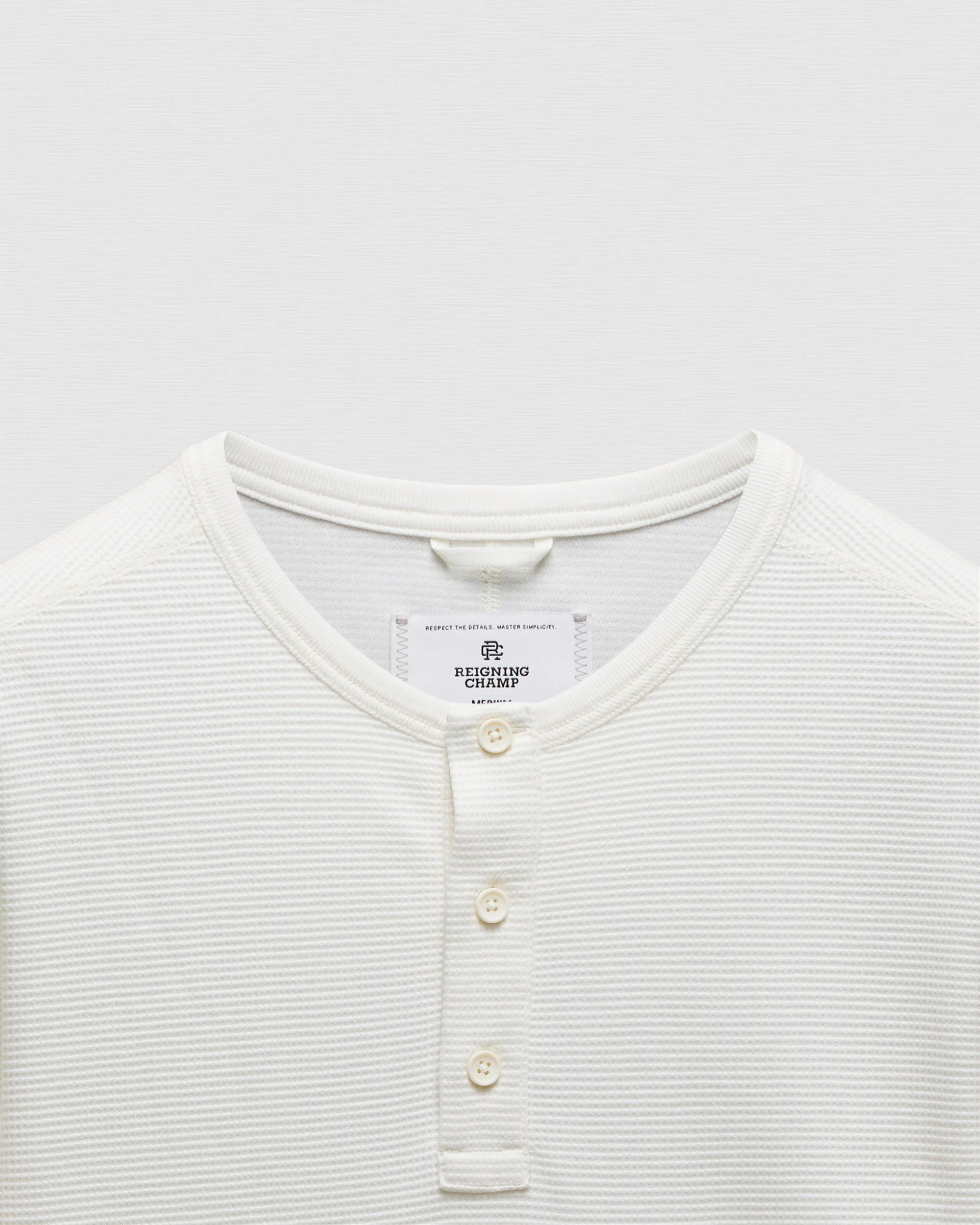 Lightweight Waffle Standard Henley - Image 8