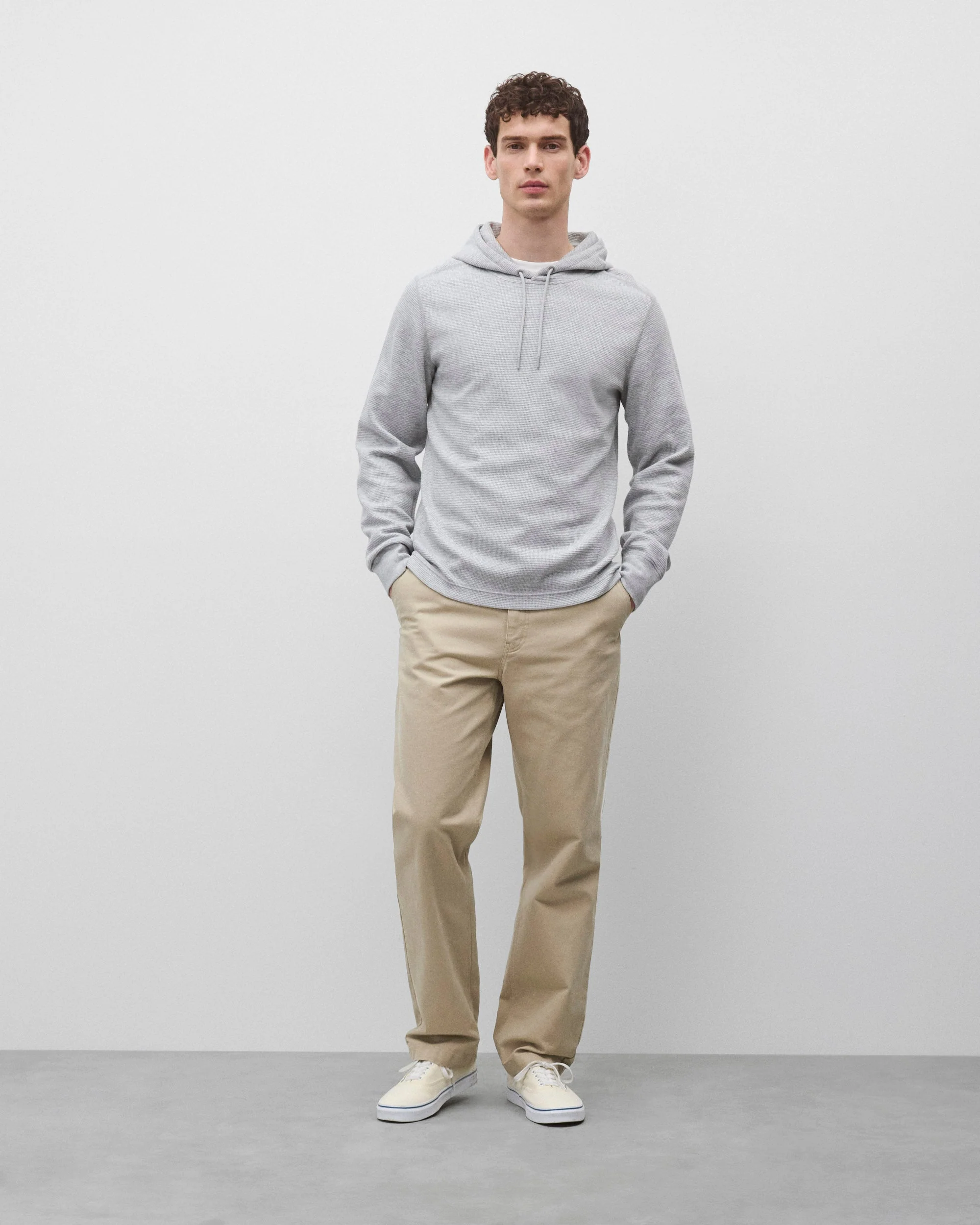 Lightweight Waffle Standard Hoodie - Image 3