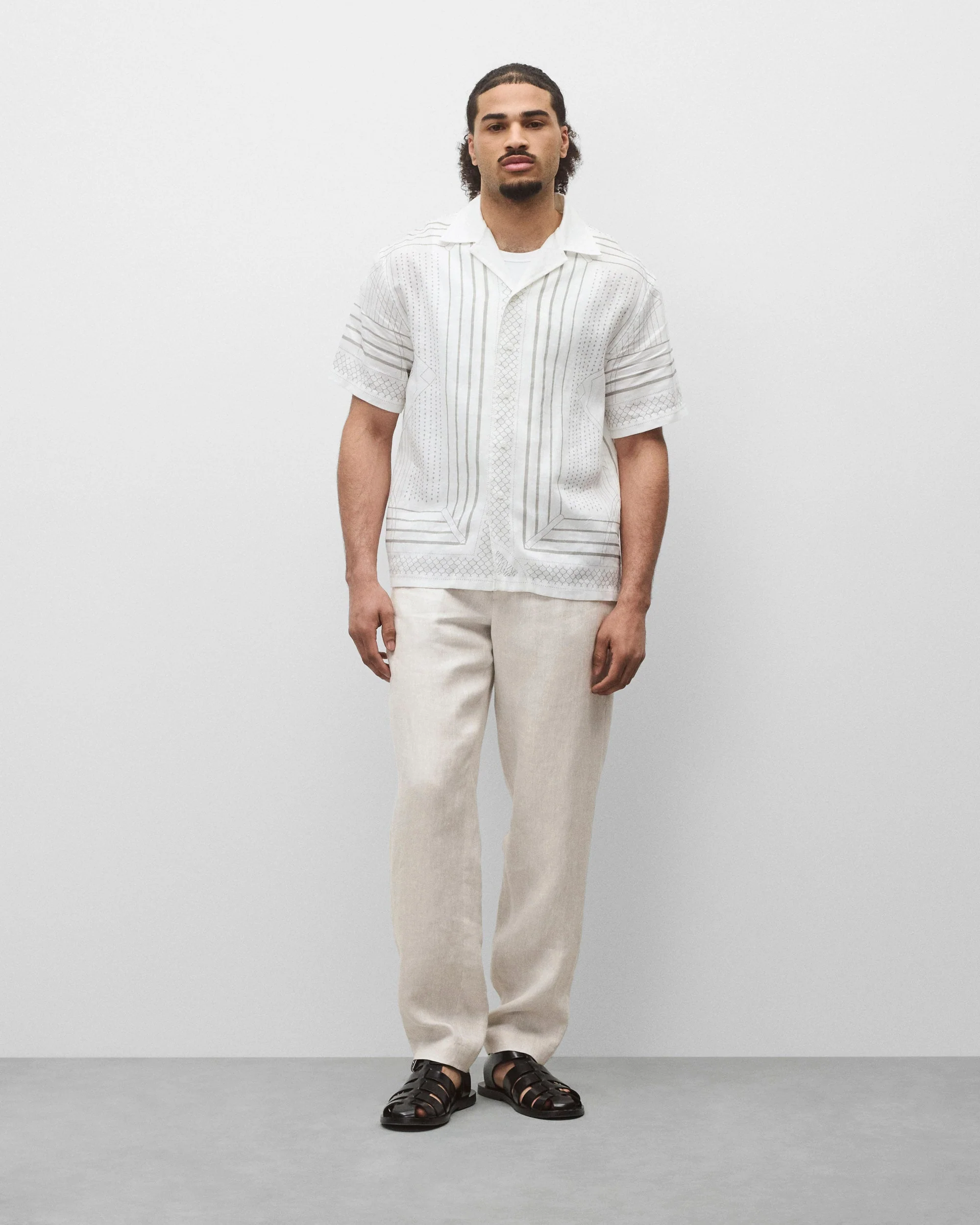 Linen Arena Standard Camp Shirt - Image 3