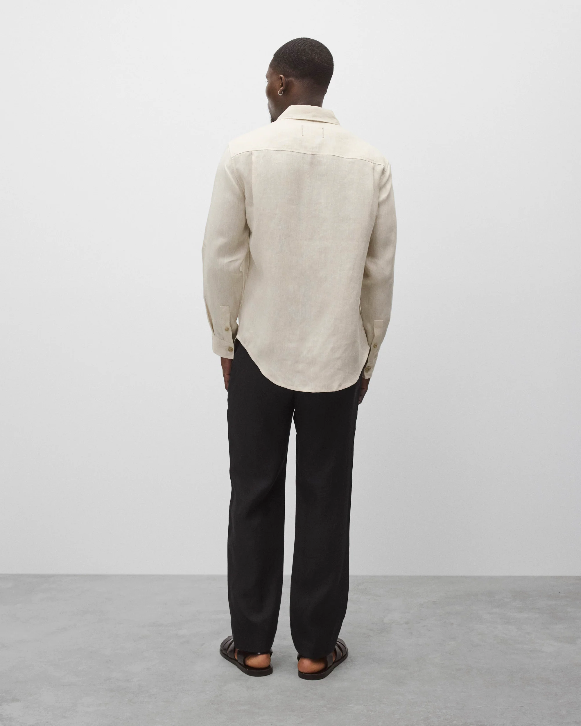 Linen Concourse Standard Overshirt - Image 5