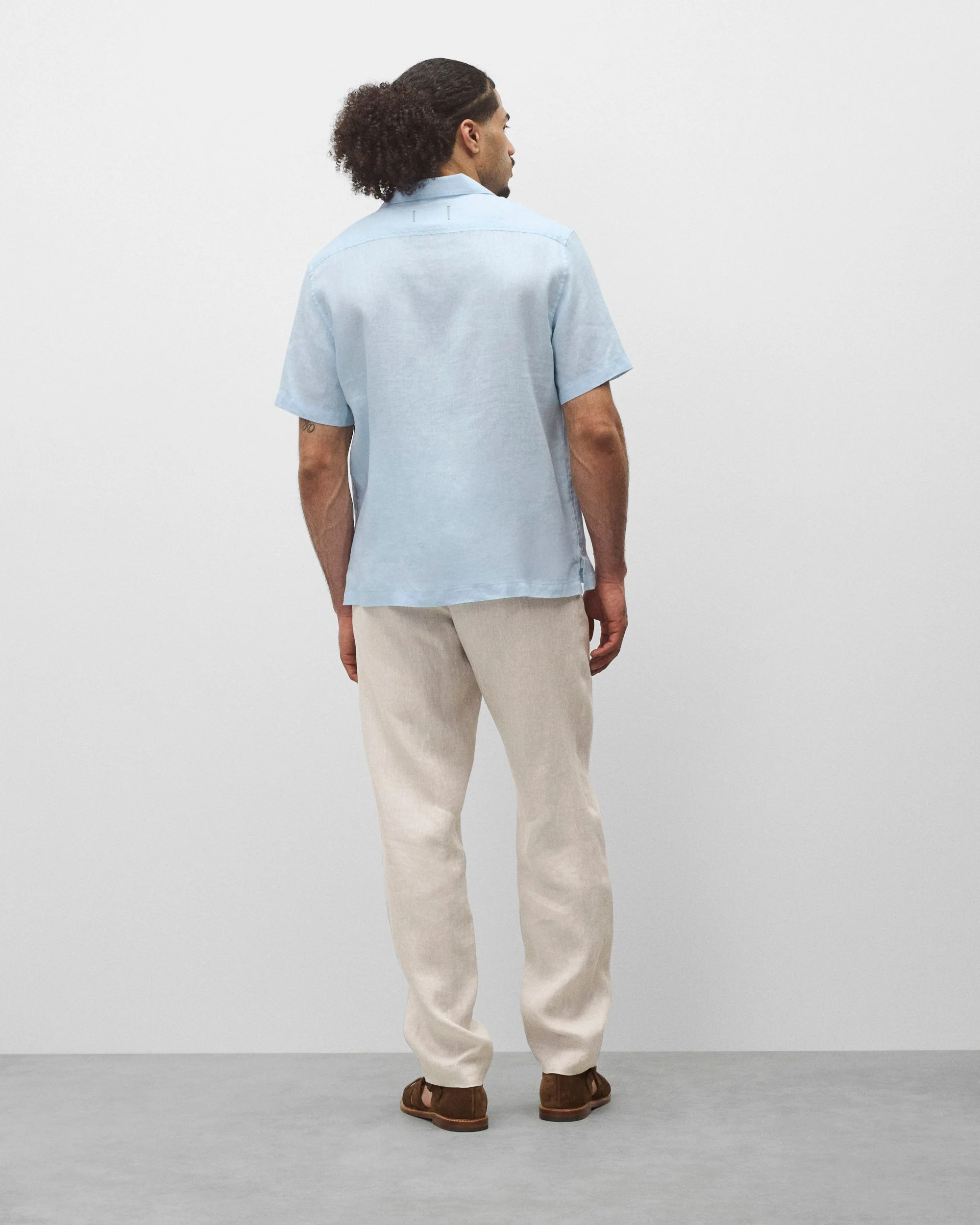 Linen Retreat Standard Camp Shirt - Image 5