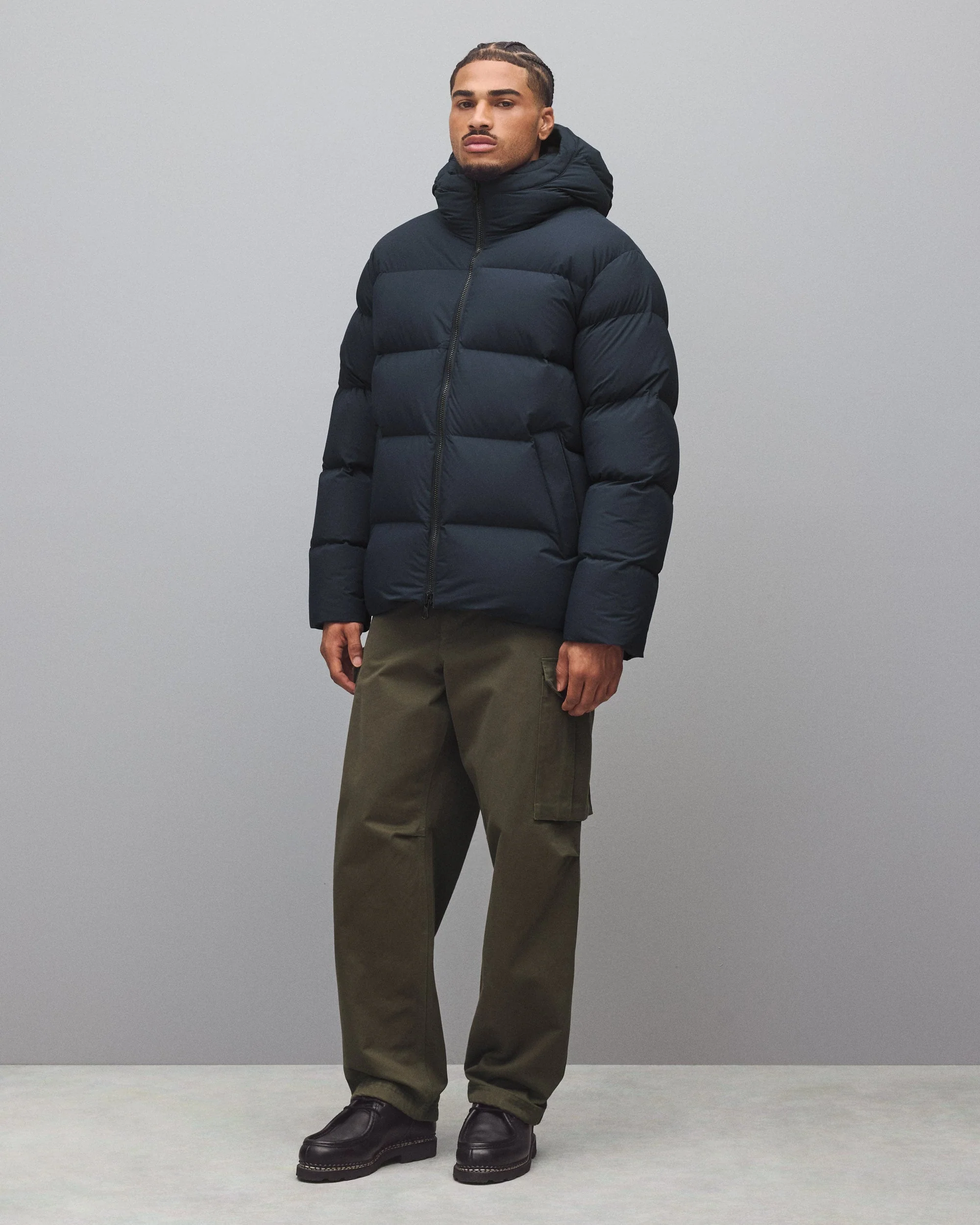 Matte Ripstop Franchise Hooded Down Jacket - Image 3