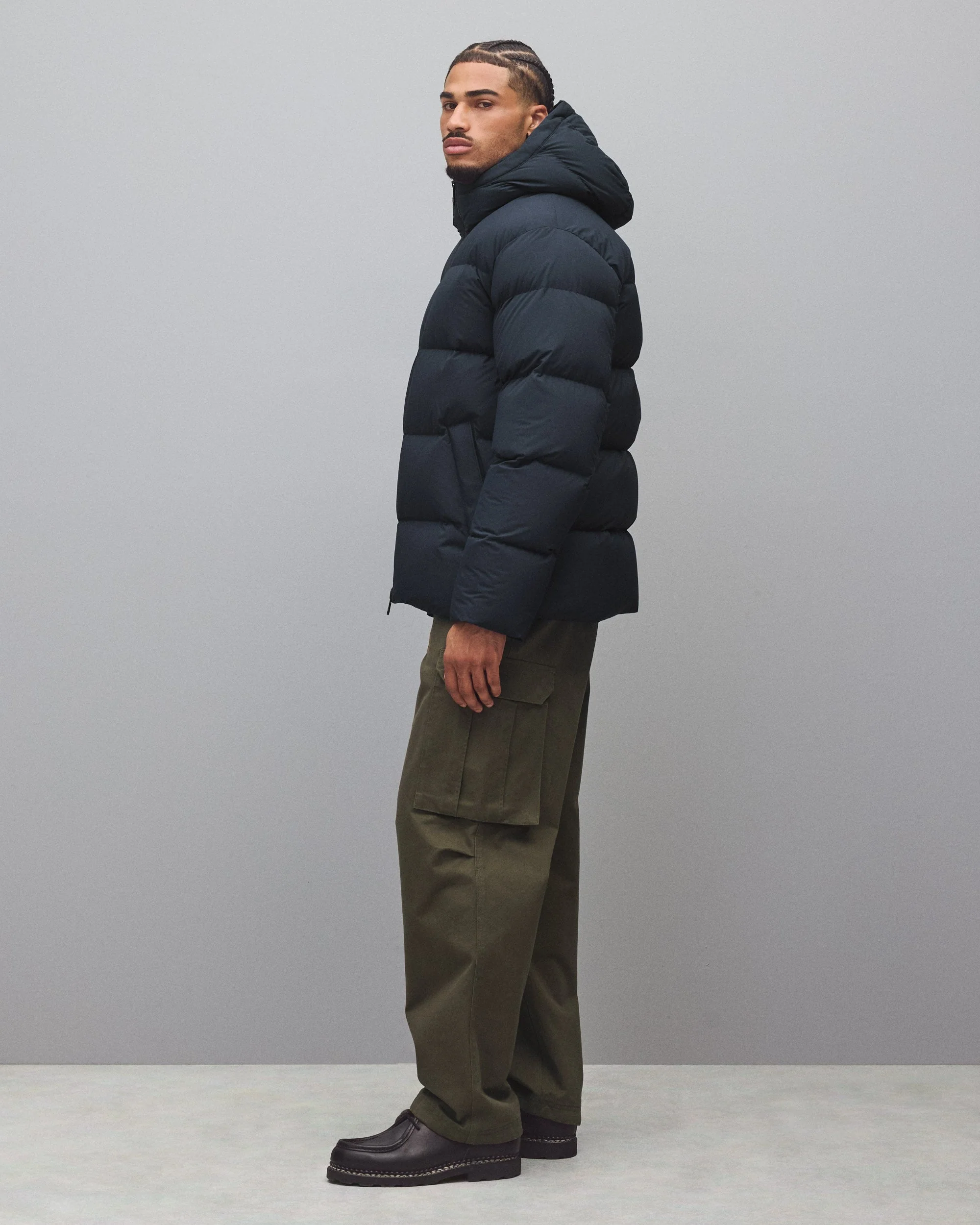 Matte Ripstop Franchise Hooded Down Jacket - Image 4