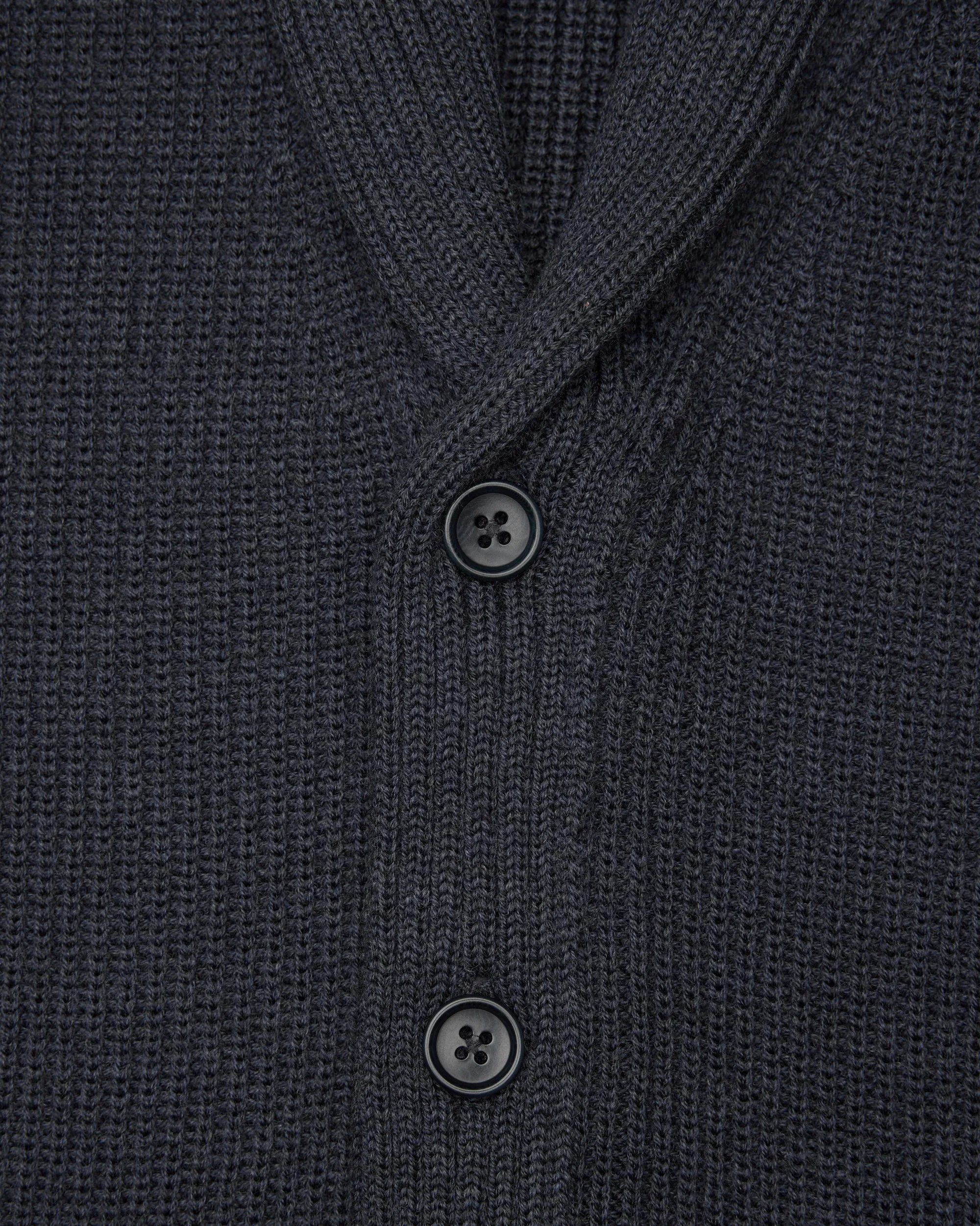 Merino Rib Vinnie Shawl Cardigan - Image 7