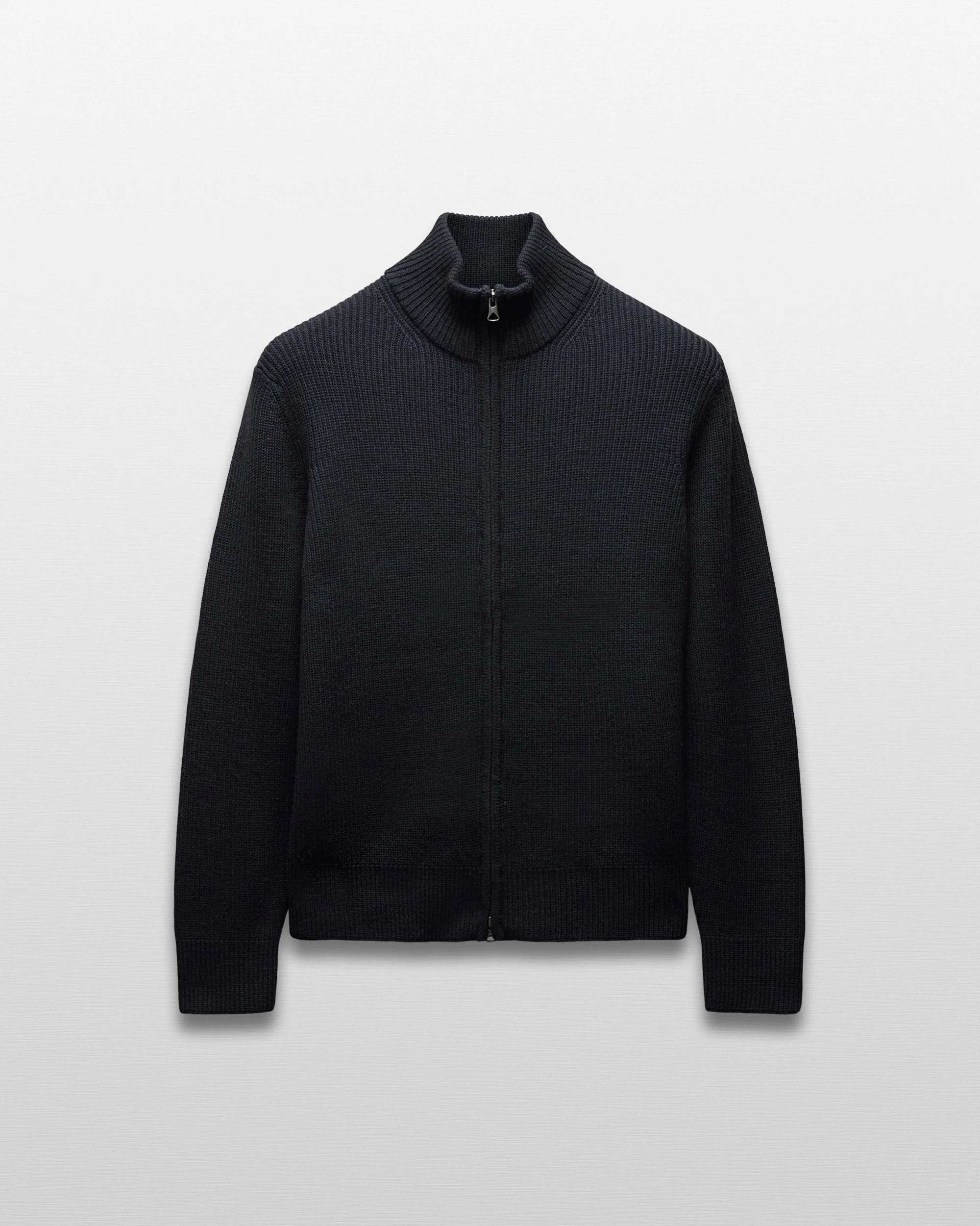 Merino Rib Vinnie Track Jacket - Image 5