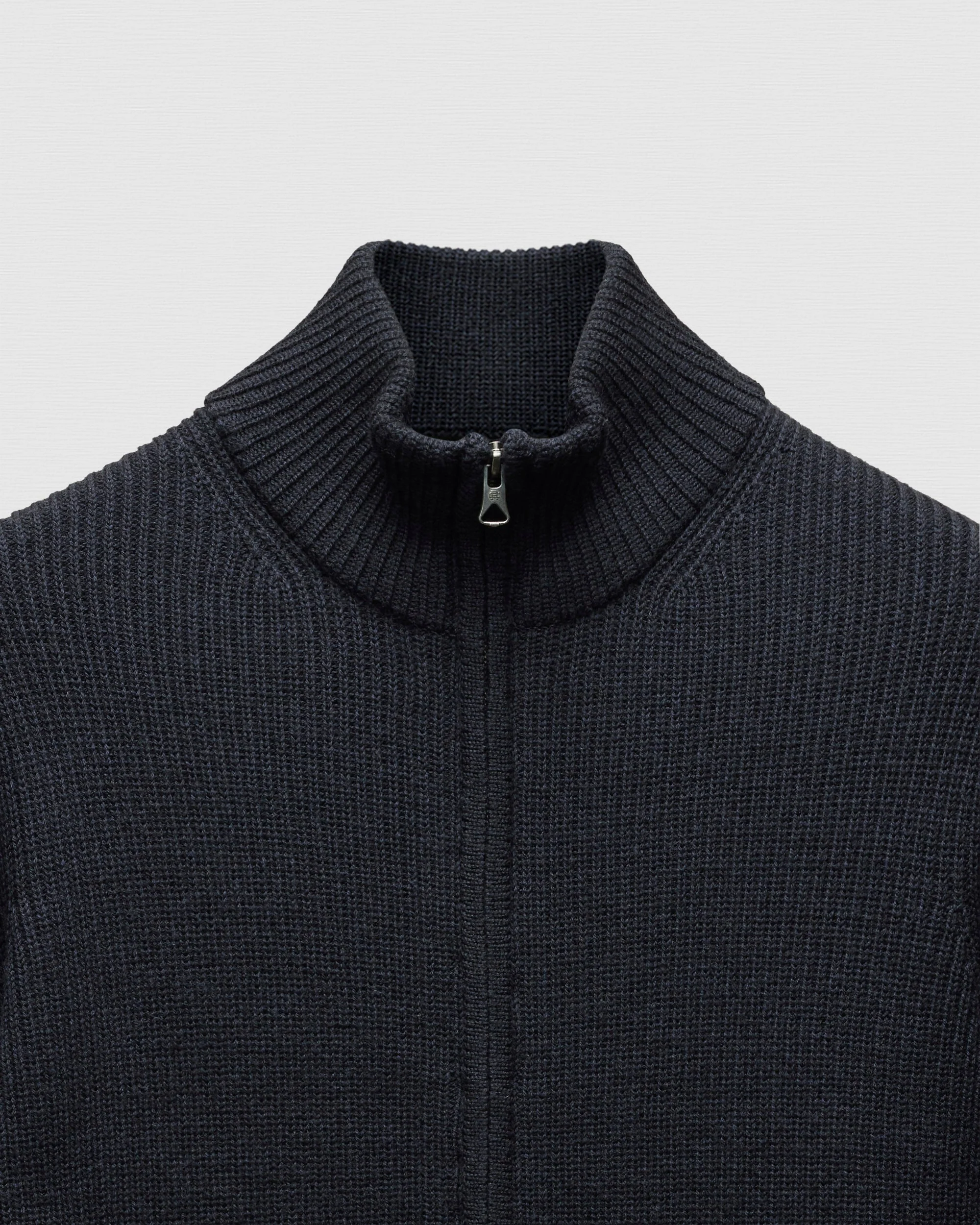 Merino Rib Vinnie Track Jacket - Image 6