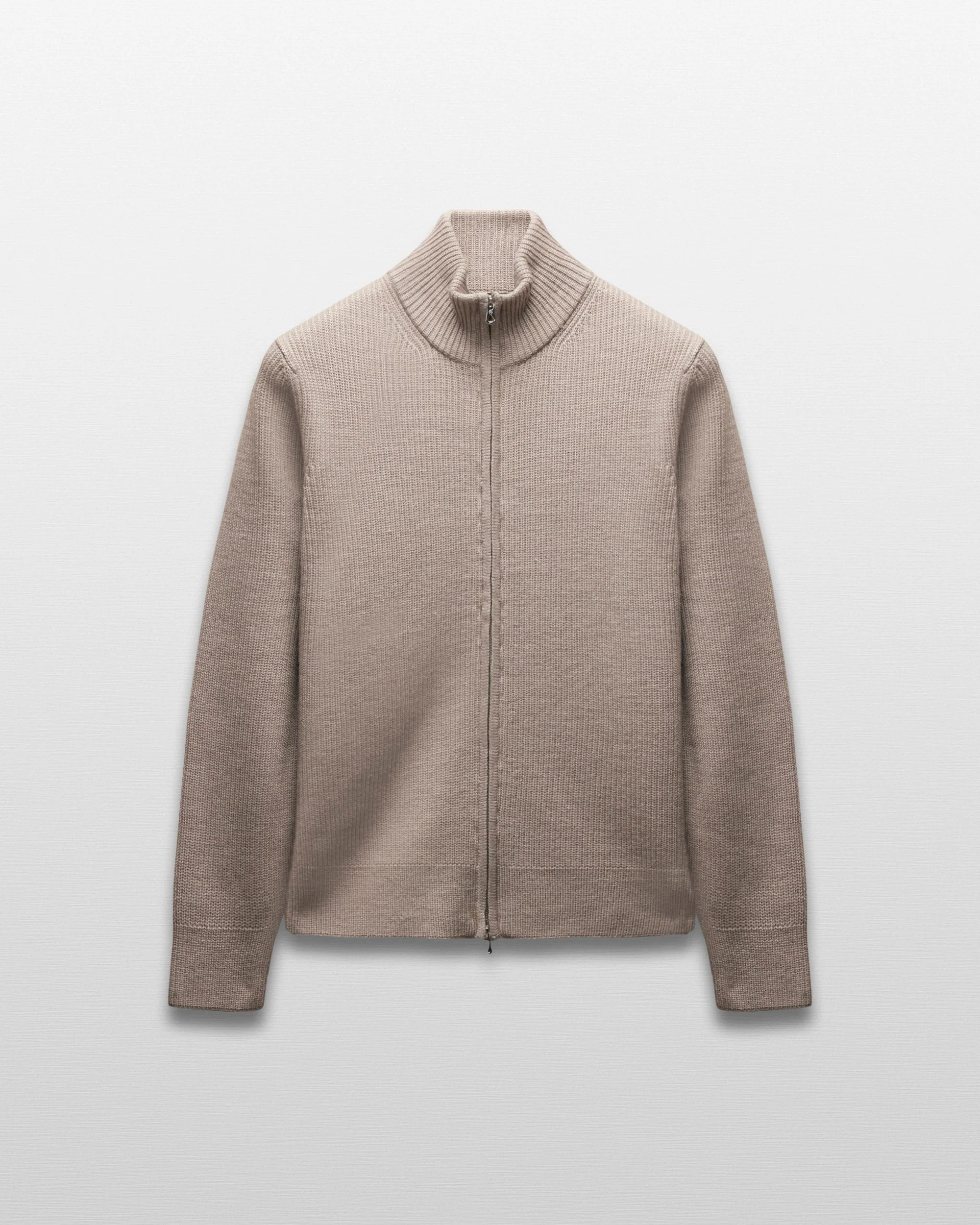 Merino Rib Vinnie Track Jacket - Image 5