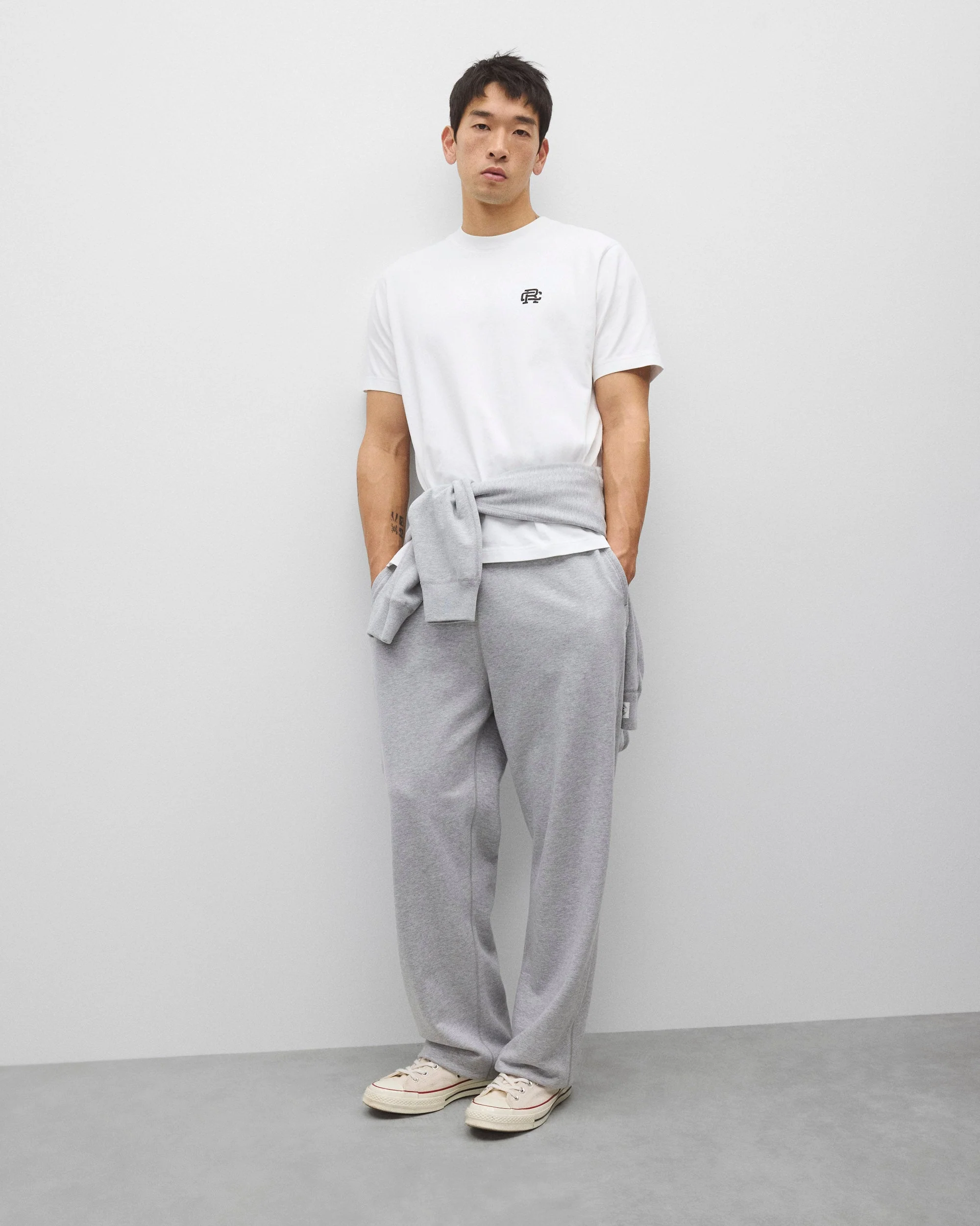 Midweight Jersey Felt Monogram OG T-Shirt - Image 3