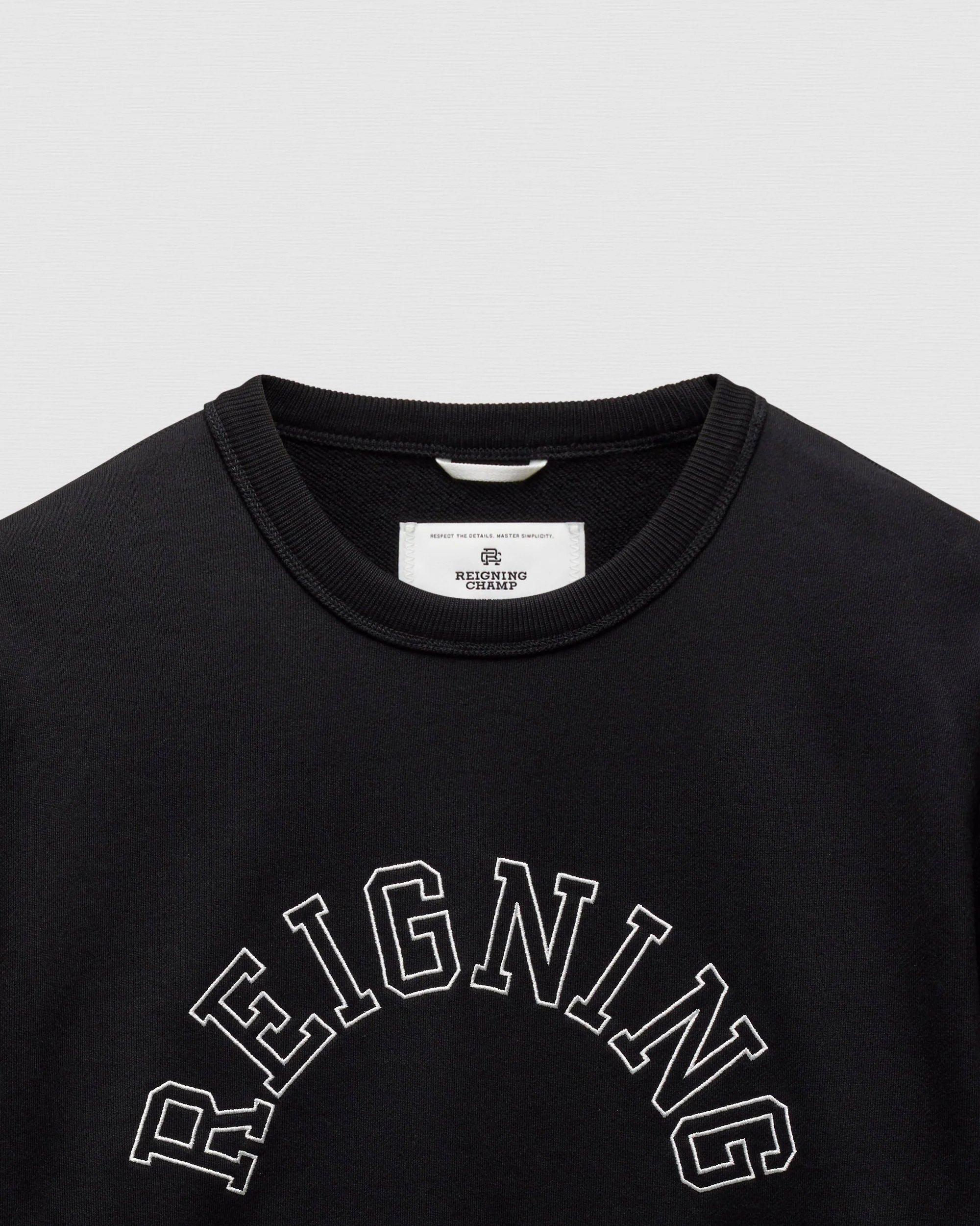 Midweight Terry Arch Logo Standard Crewneck - Image 8