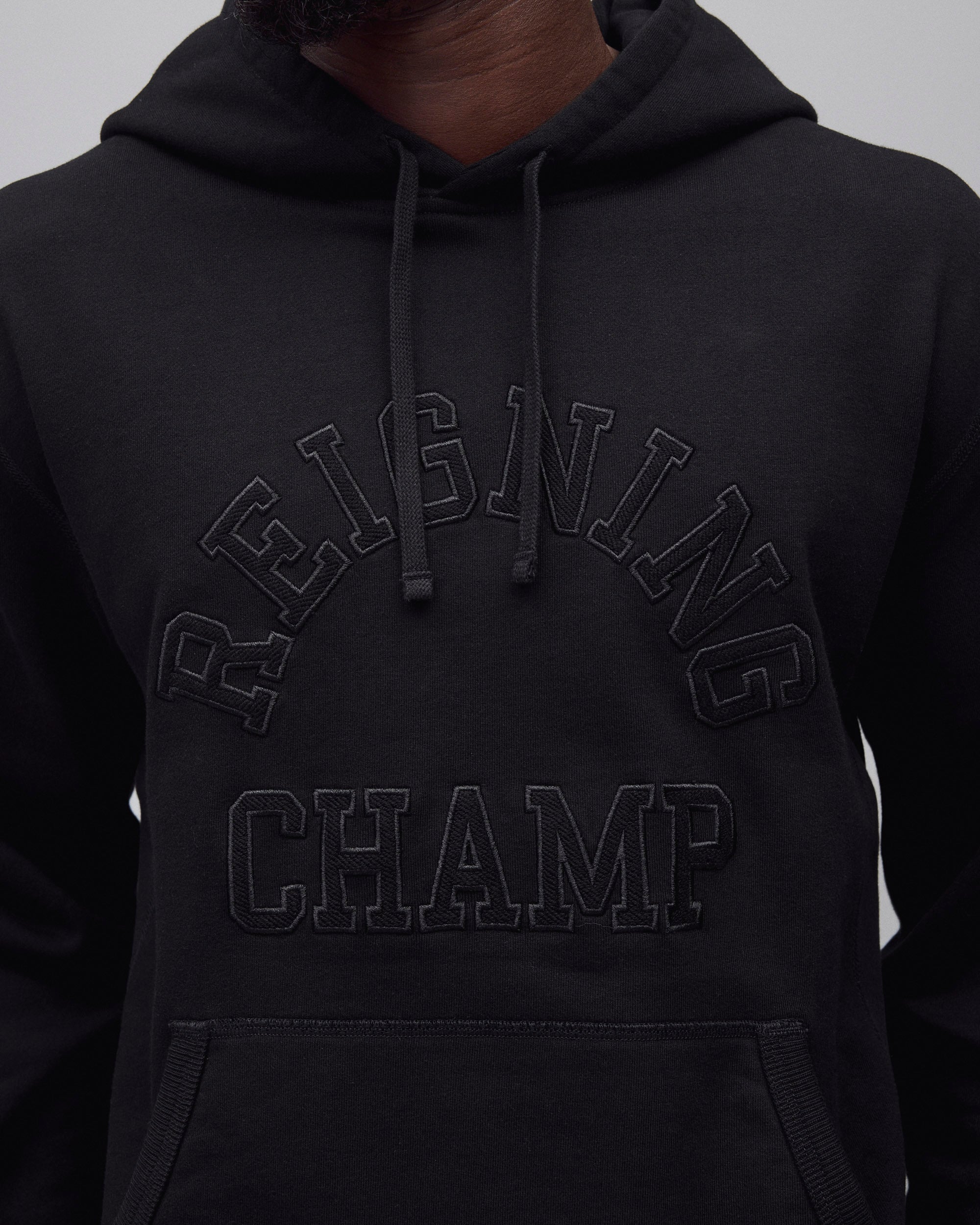 Midweight Terry Arch Logo Standard Hoodie - Image 6
