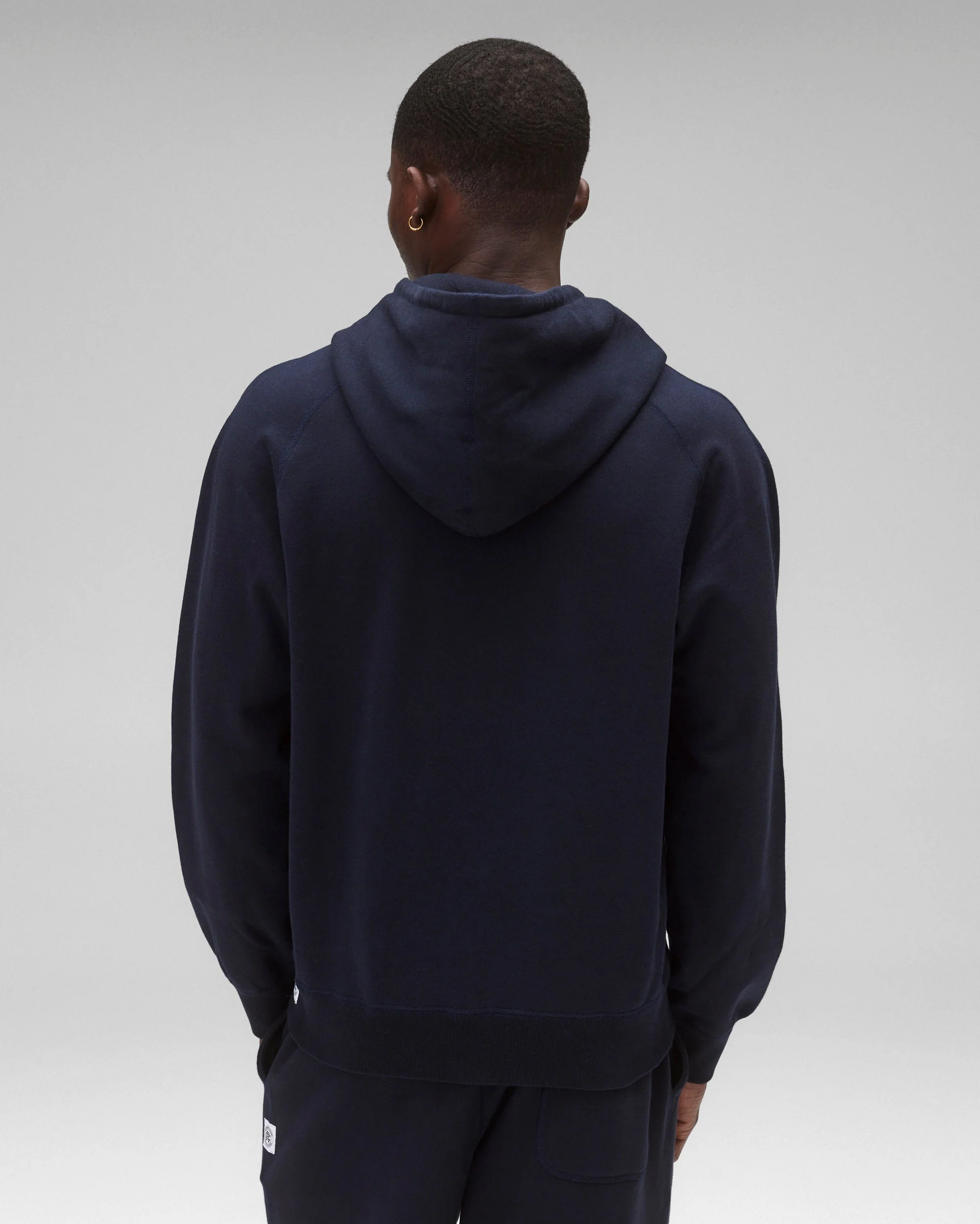 Midweight Terry Arch Logo Standard Hoodie - Image 5
