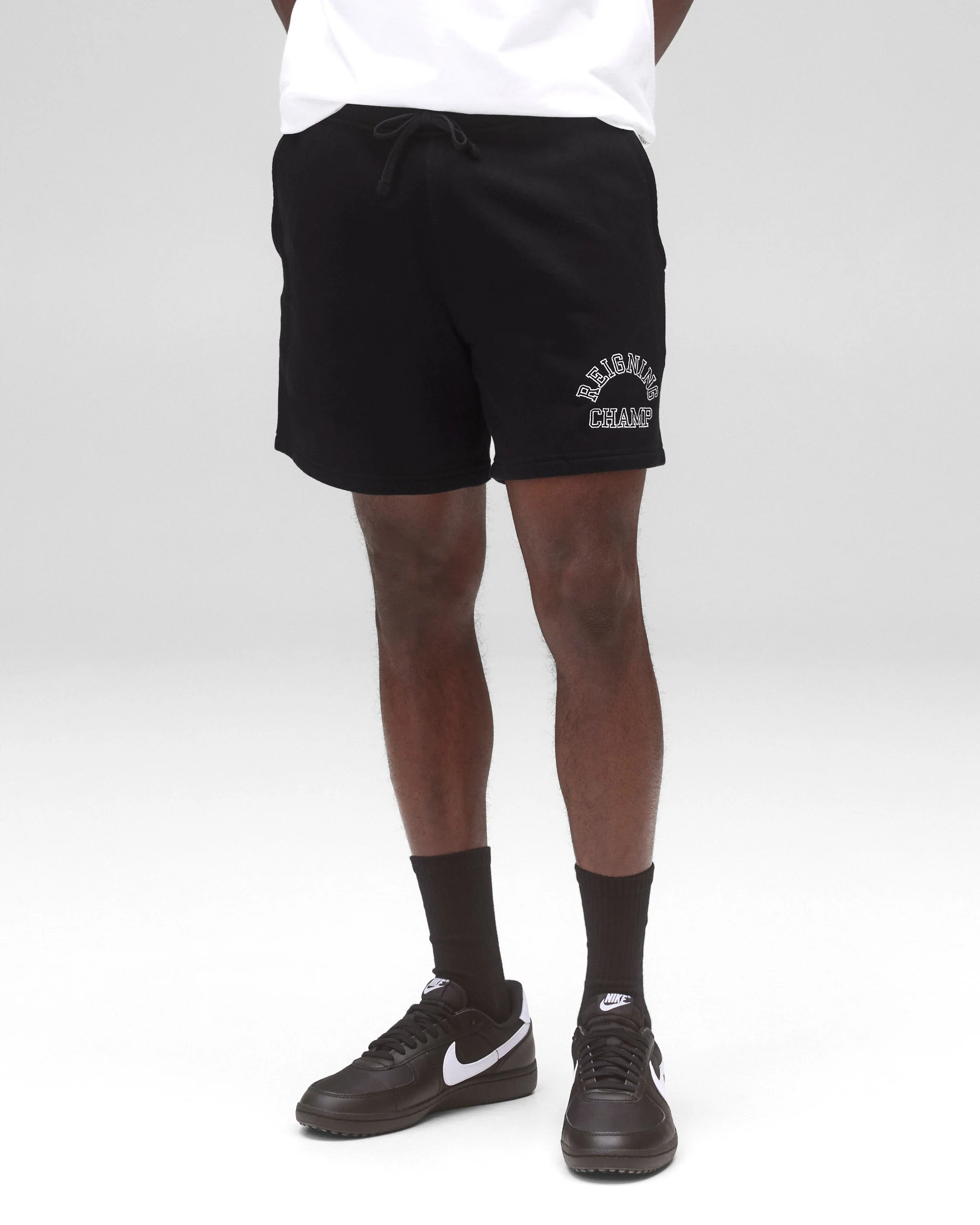 Midweight Terry Arch Logo Standard Sweatshort 6" - Image 3
