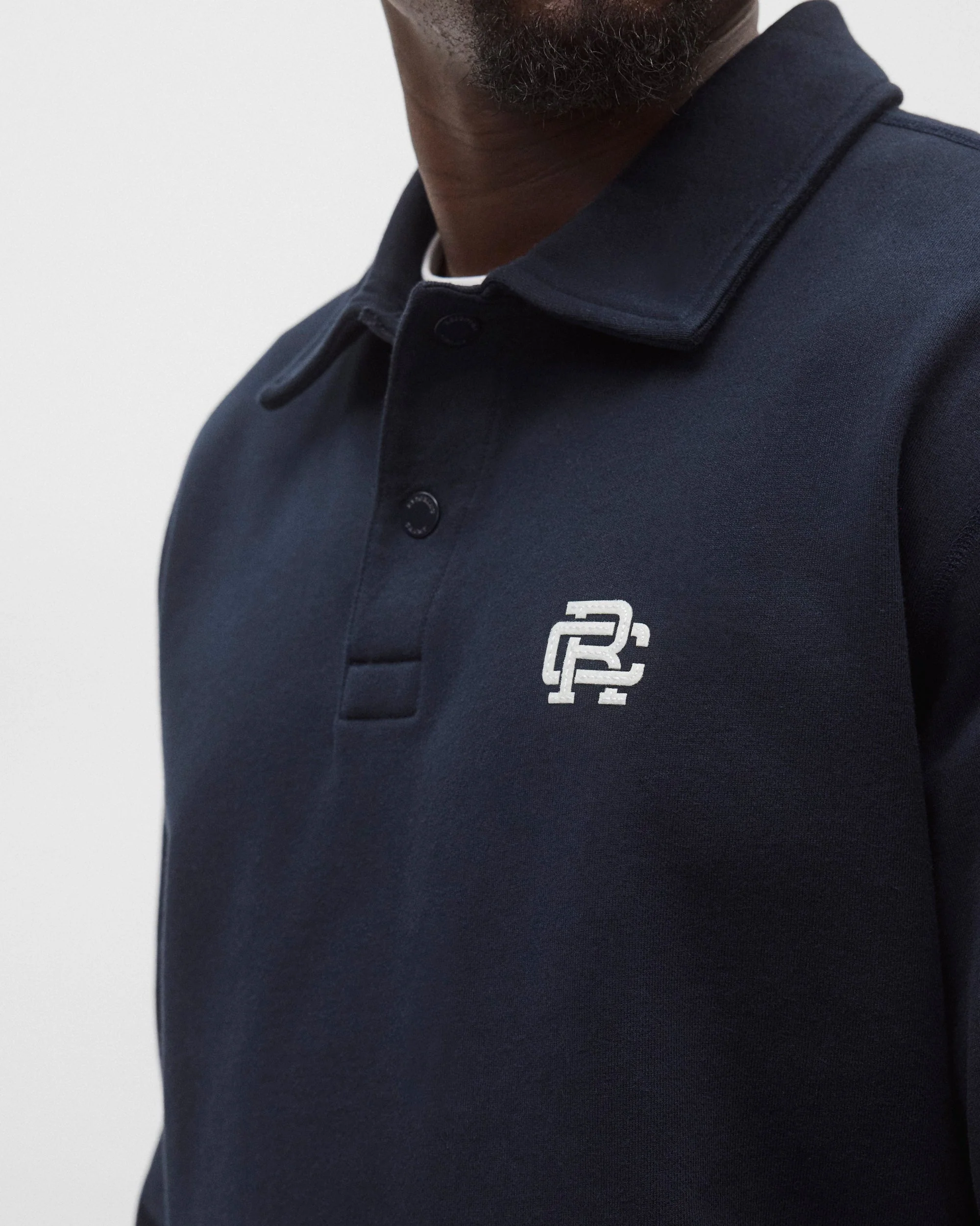 Midweight Terry Monogram Standard Rugby Sweatshirt - Image 6