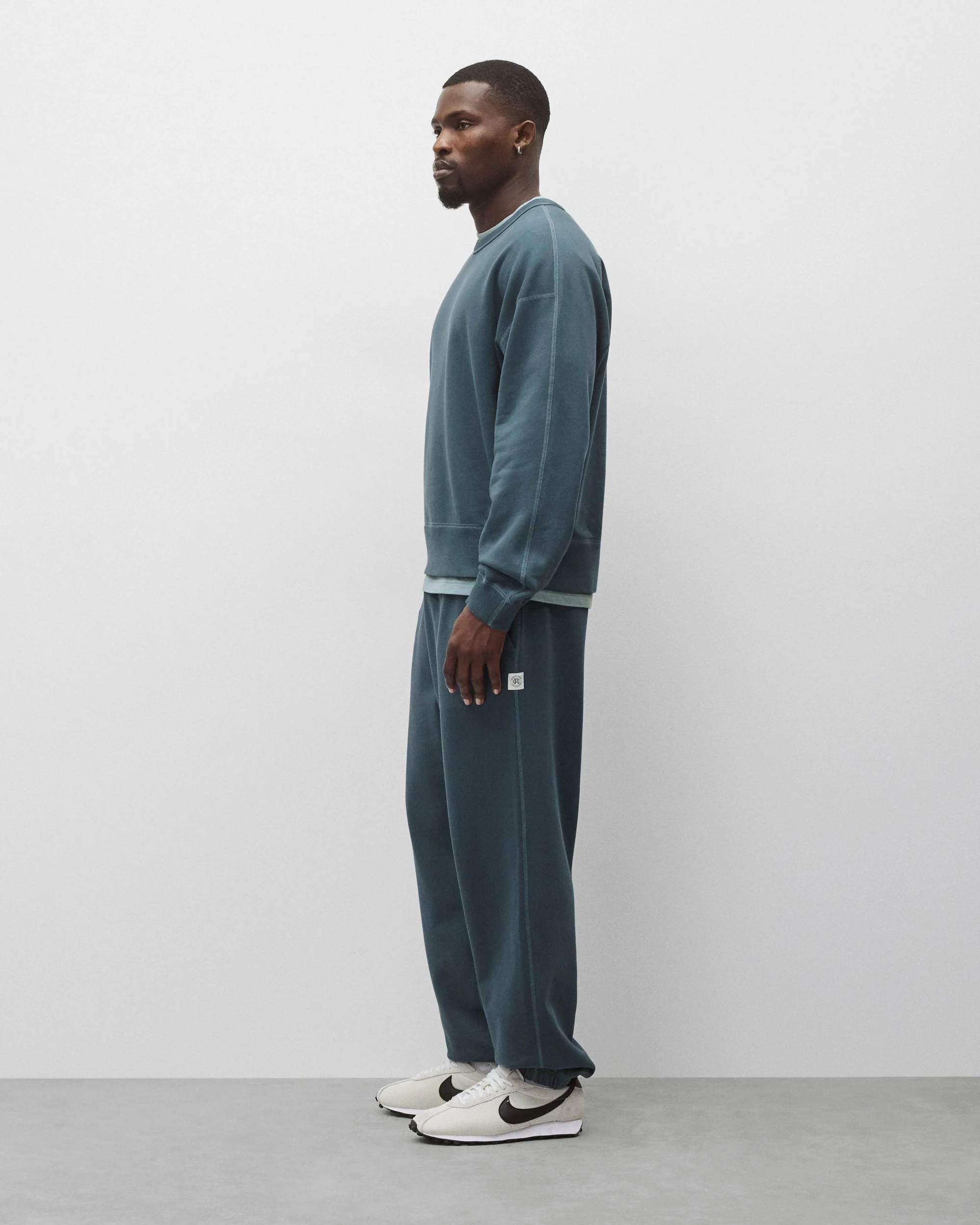 Midweight Terry Relaxed Crewneck - Image 4