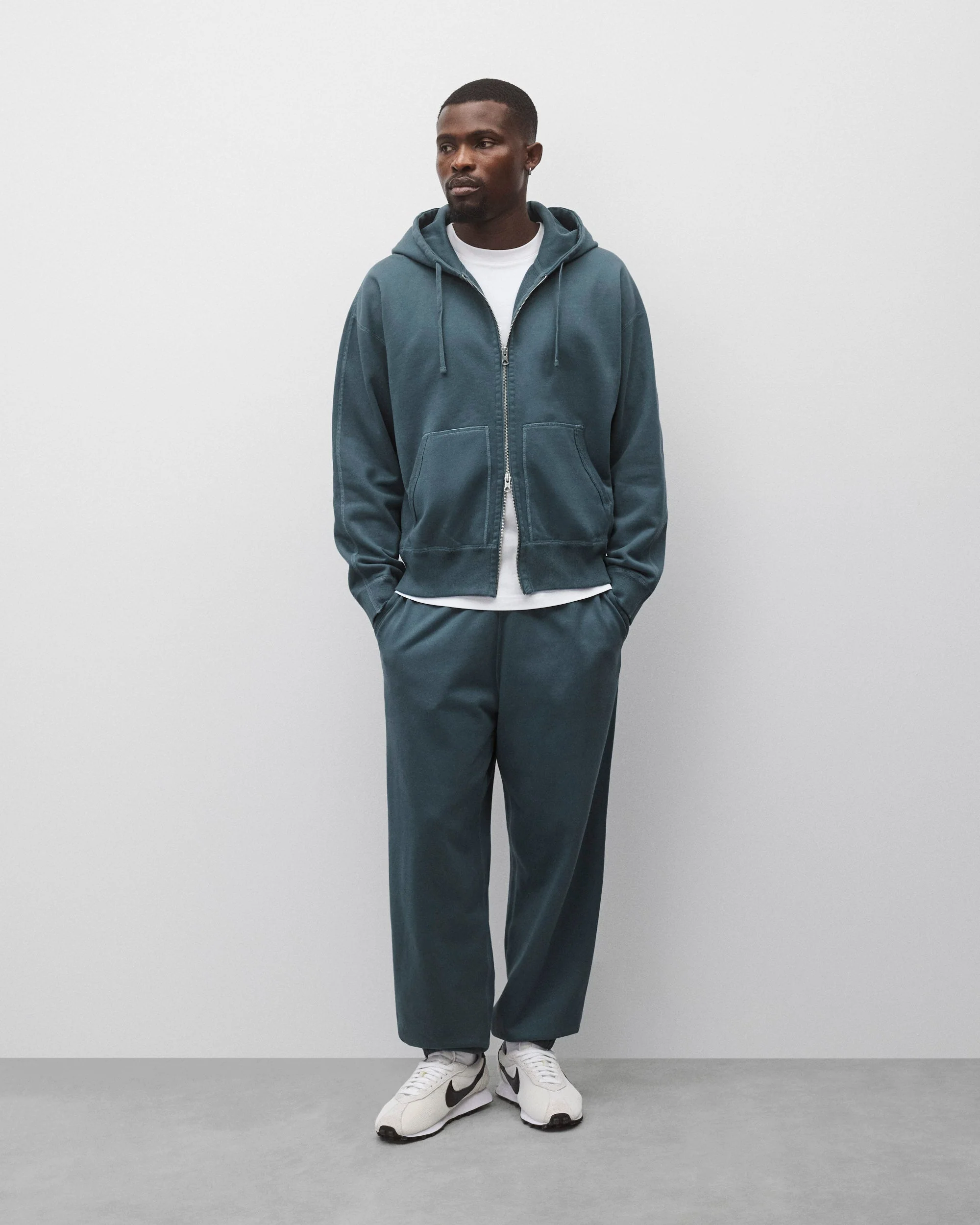 Midweight Terry Relaxed Zip Hoodie - Image 3