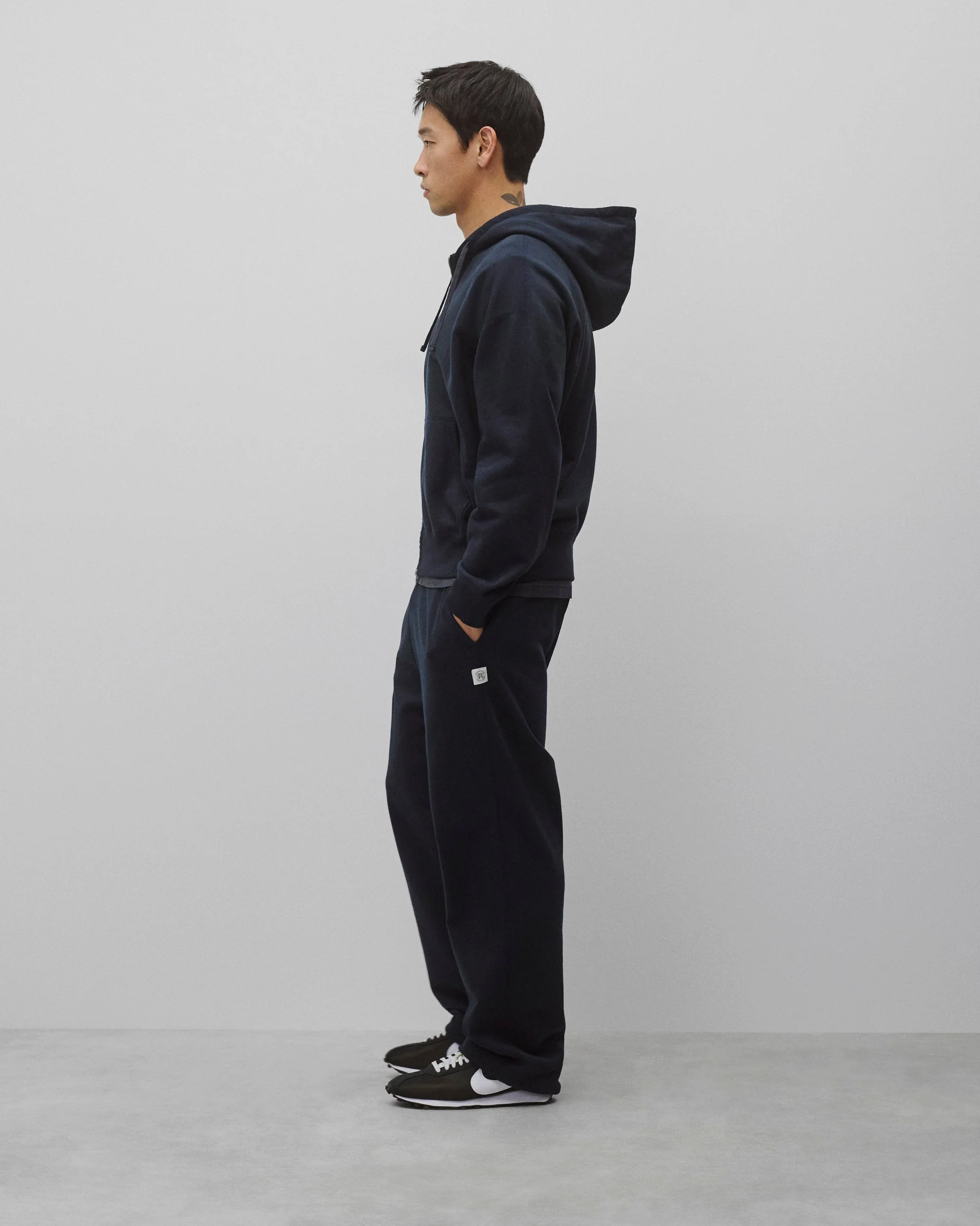 Midweight Terry Relaxed Zip Hoodie - Image 3