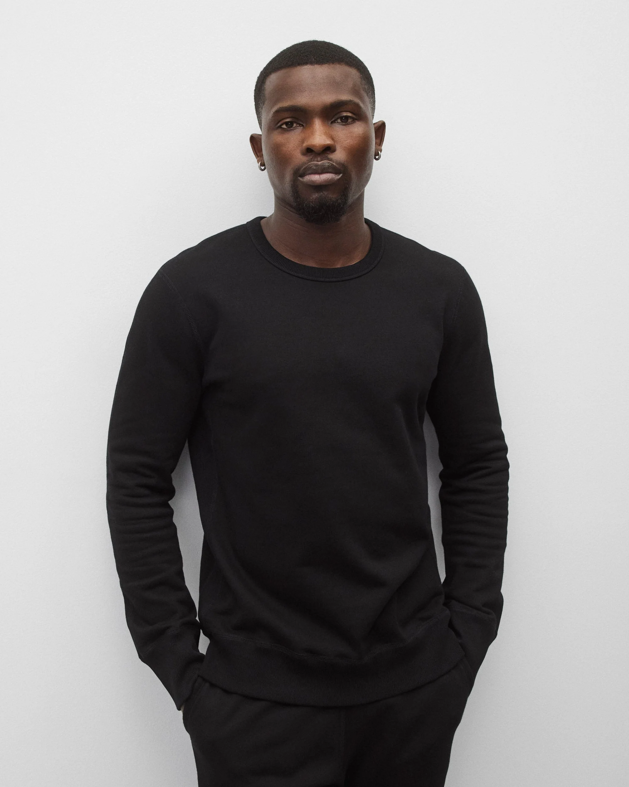 Midweight Terry Slim Crewneck - Image 2