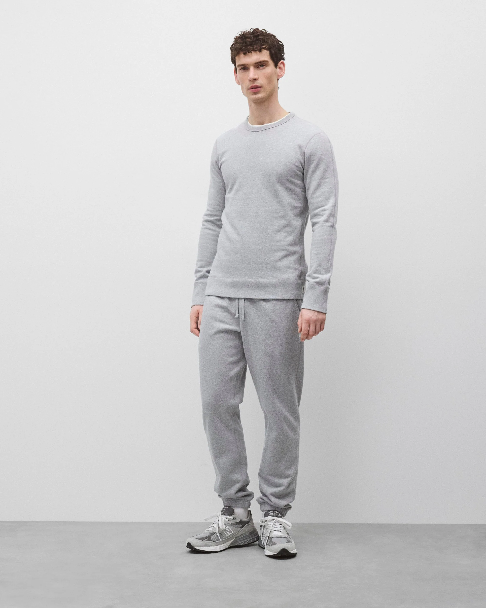 Midweight Terry Slim Crewneck - Image 3