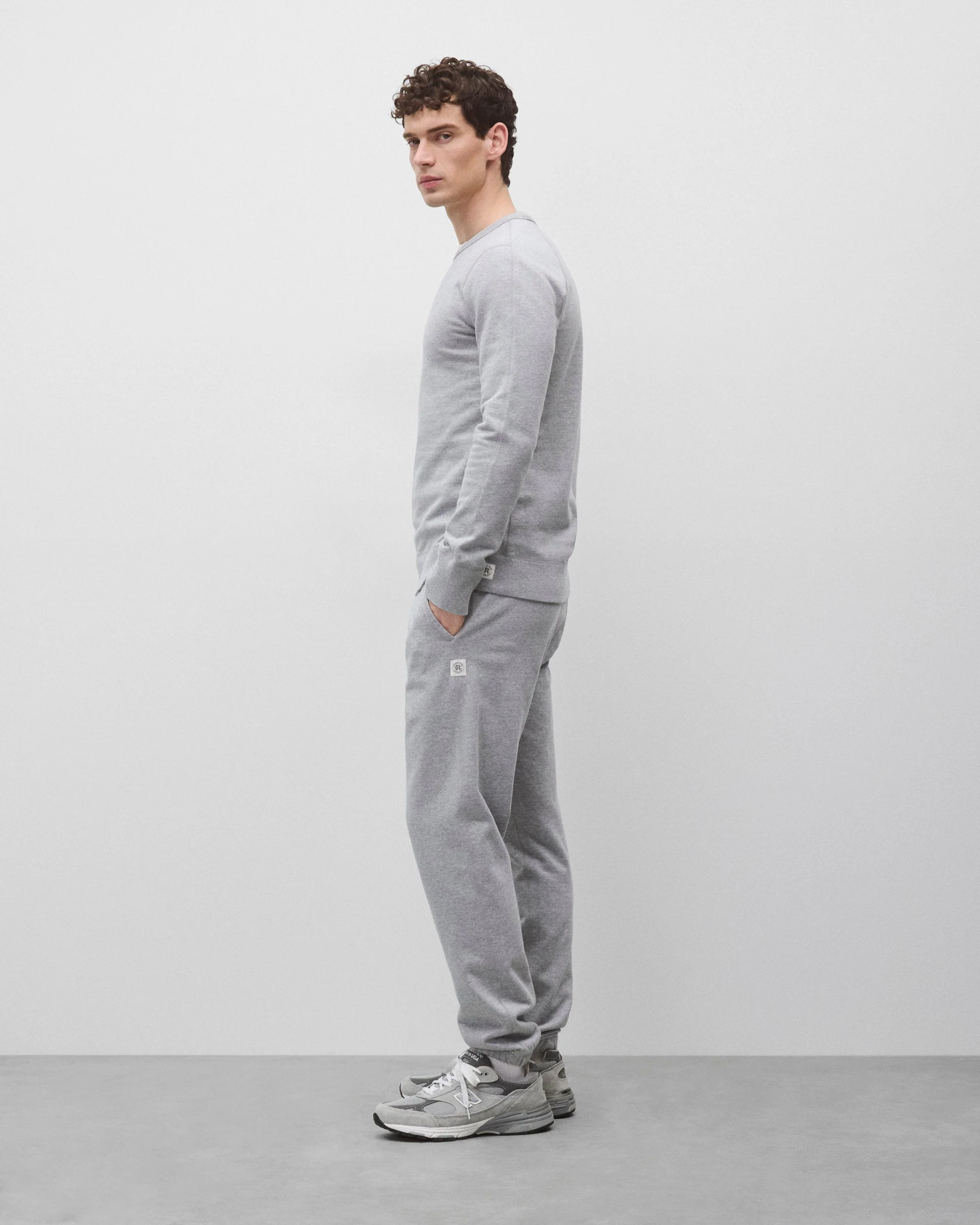 Midweight Terry Slim Crewneck - Image 4