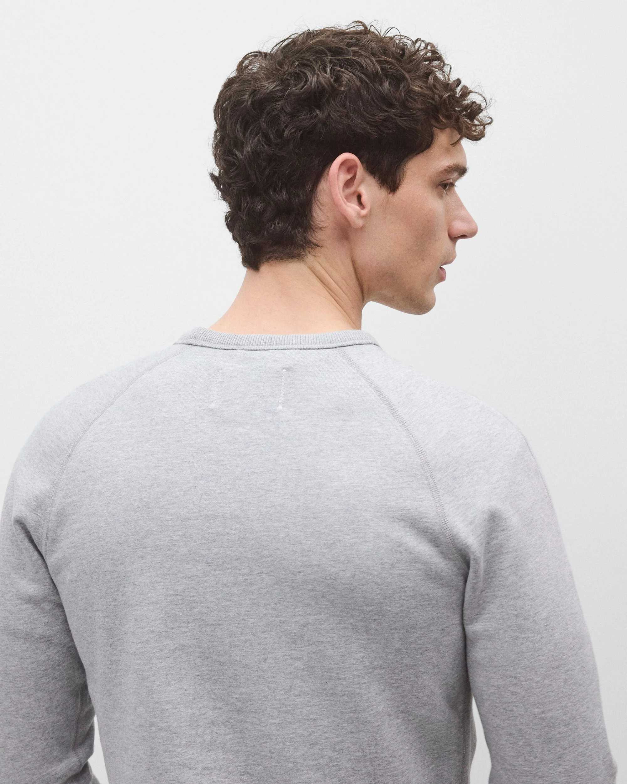 Midweight Terry Slim Crewneck - Image 7