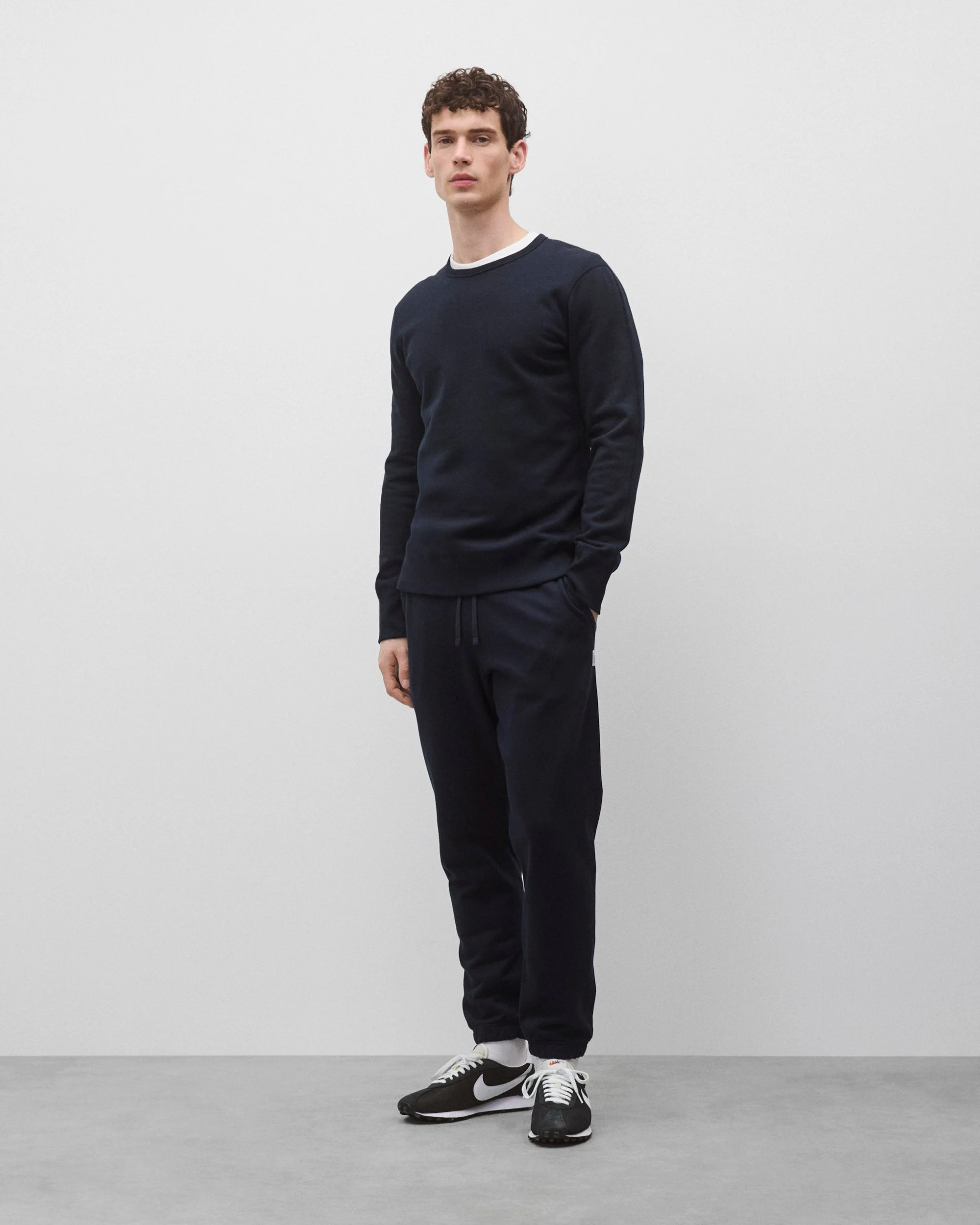 Midweight Terry Slim Crewneck - Image 3