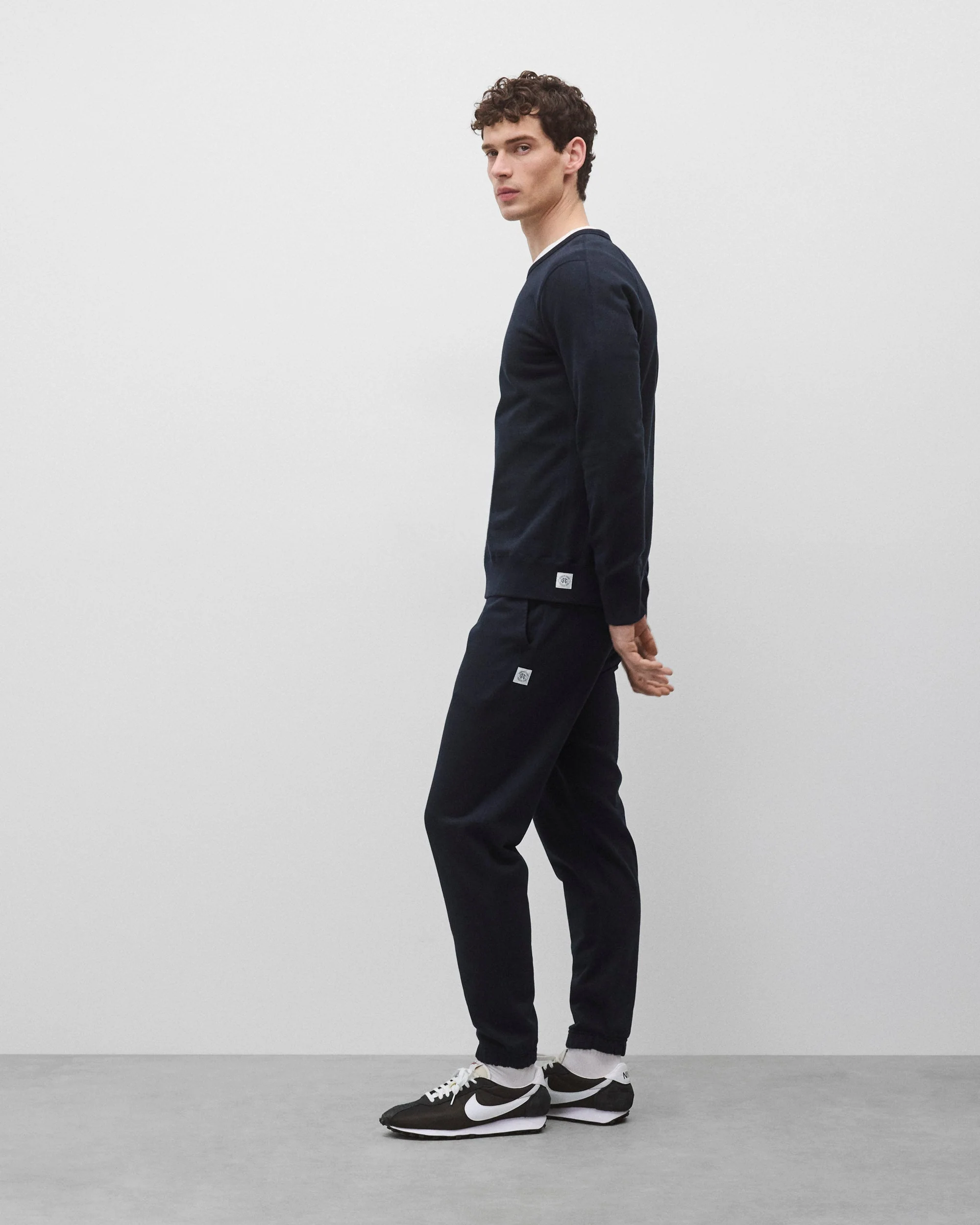 Midweight Terry Slim Crewneck - Image 4