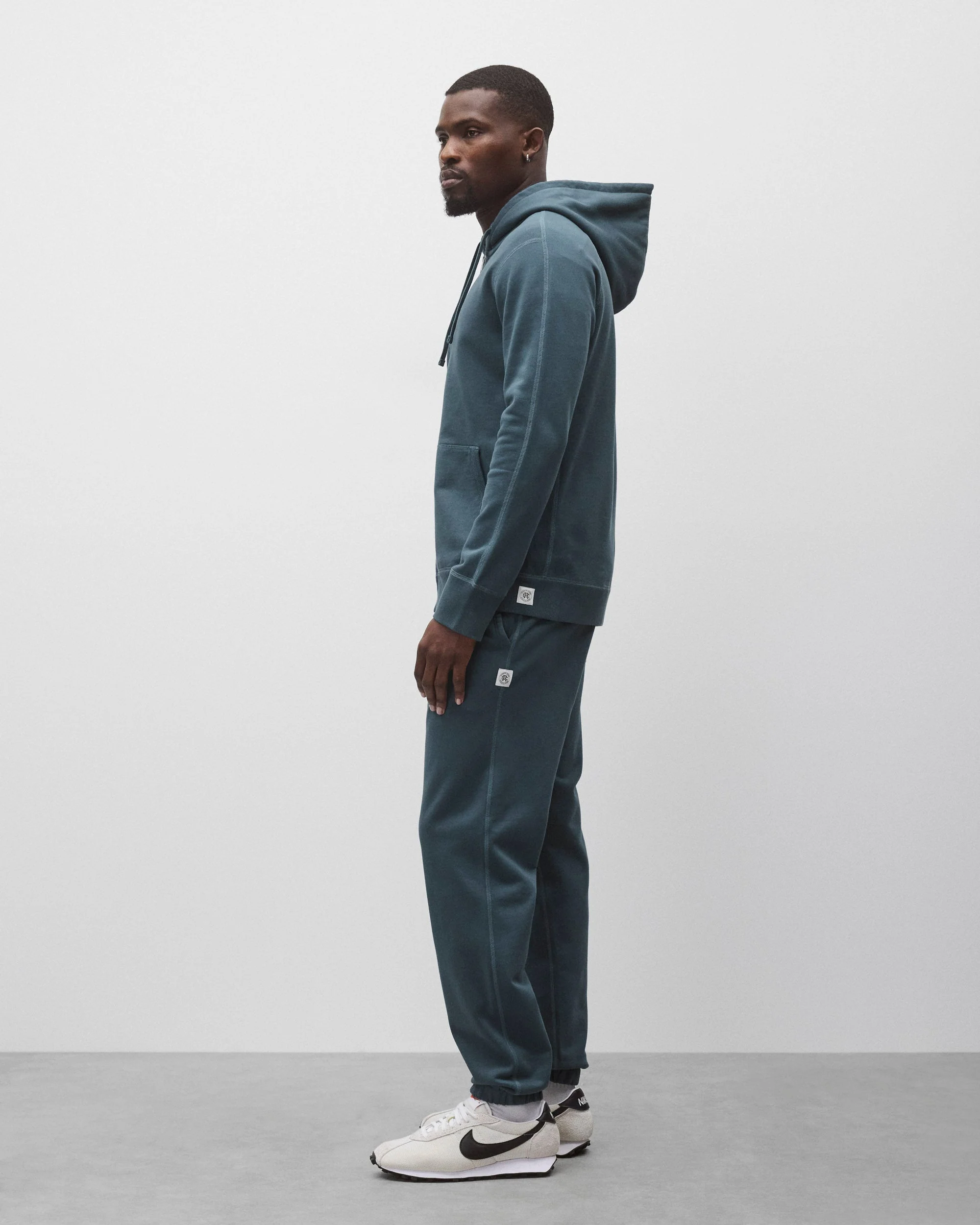 Midweight Terry Slim Zip Hoodie - Image 4